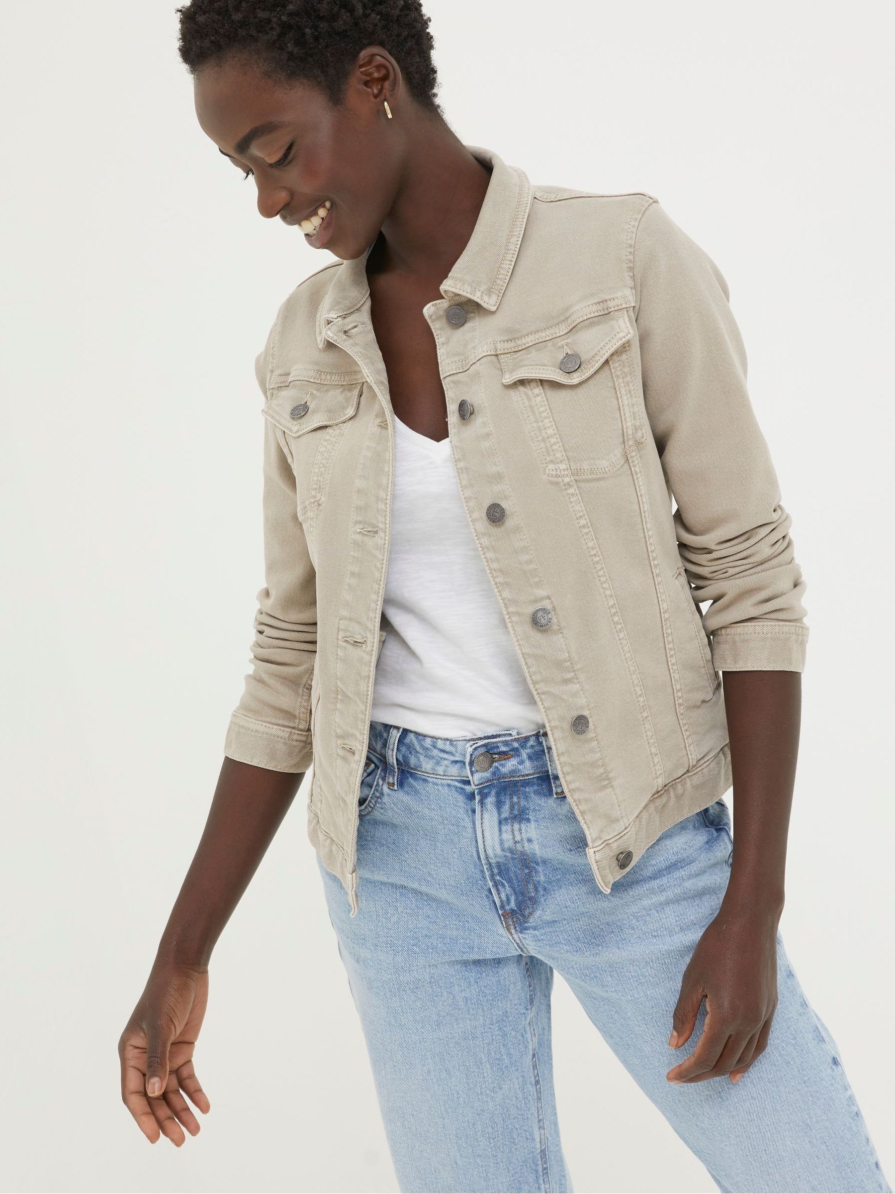 ダイエットフード Junk29 Tasha Natural Denim Jacket | FatFace