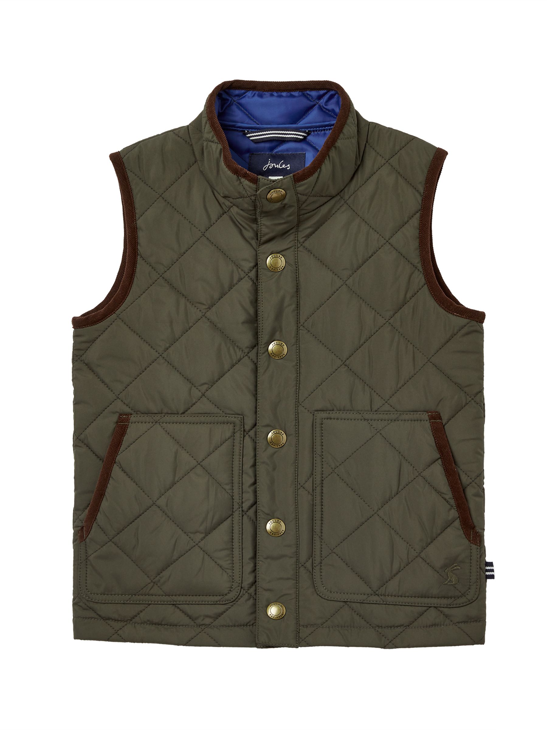 Bramble Green Showerproof Diamond Quilt Gilet - Image 1 of 5
