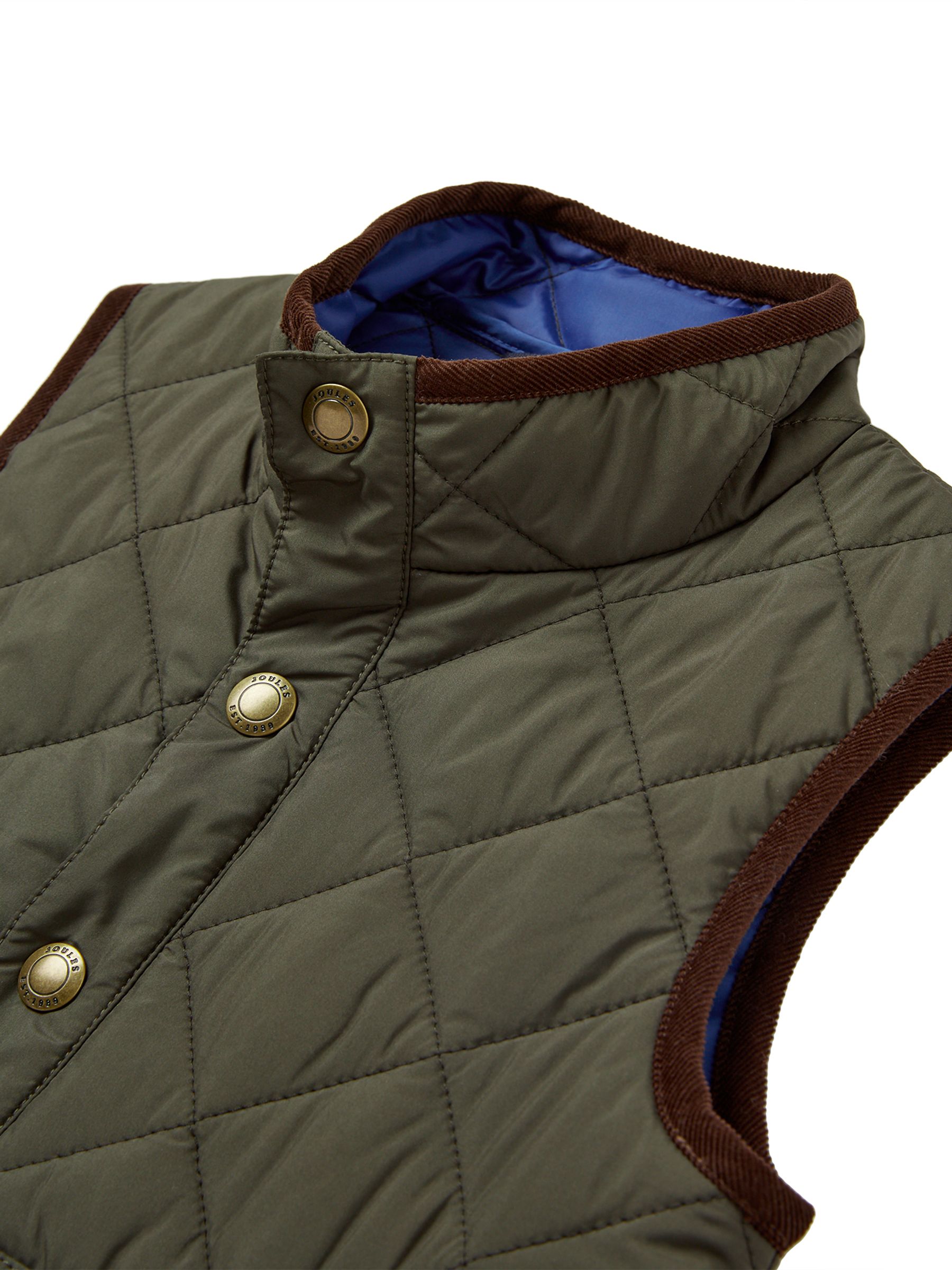 Bramble Green Showerproof Diamond Quilt Gilet - Image 3 of 5