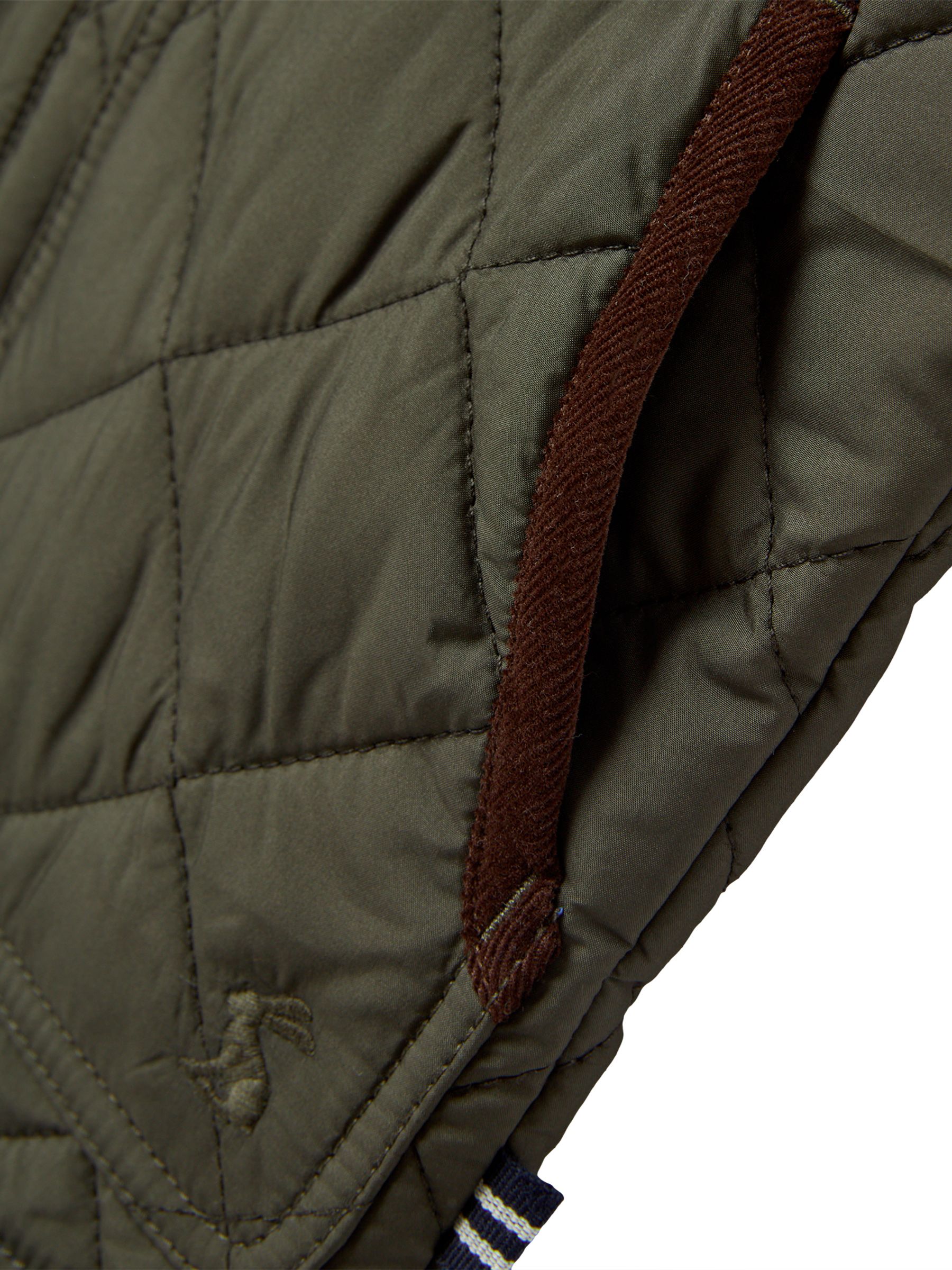 Bramble Green Showerproof Diamond Quilt Gilet - Image 4 of 5