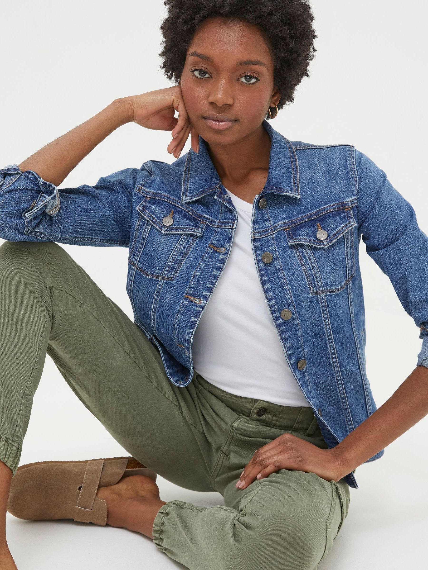 Tasha Blue Denim Jacket | FatFace USA
