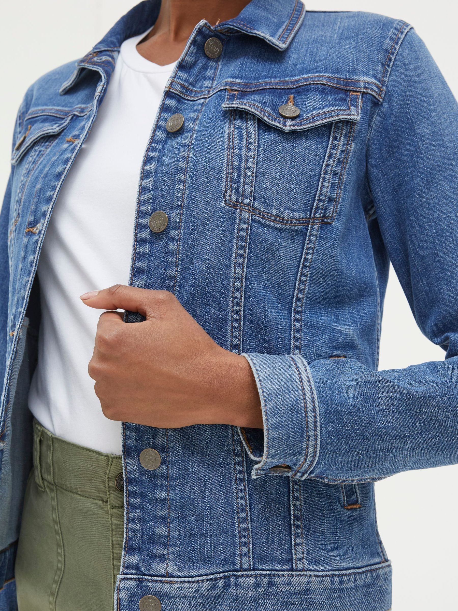 Tasha Blue Denim Jacket | FatFace USA