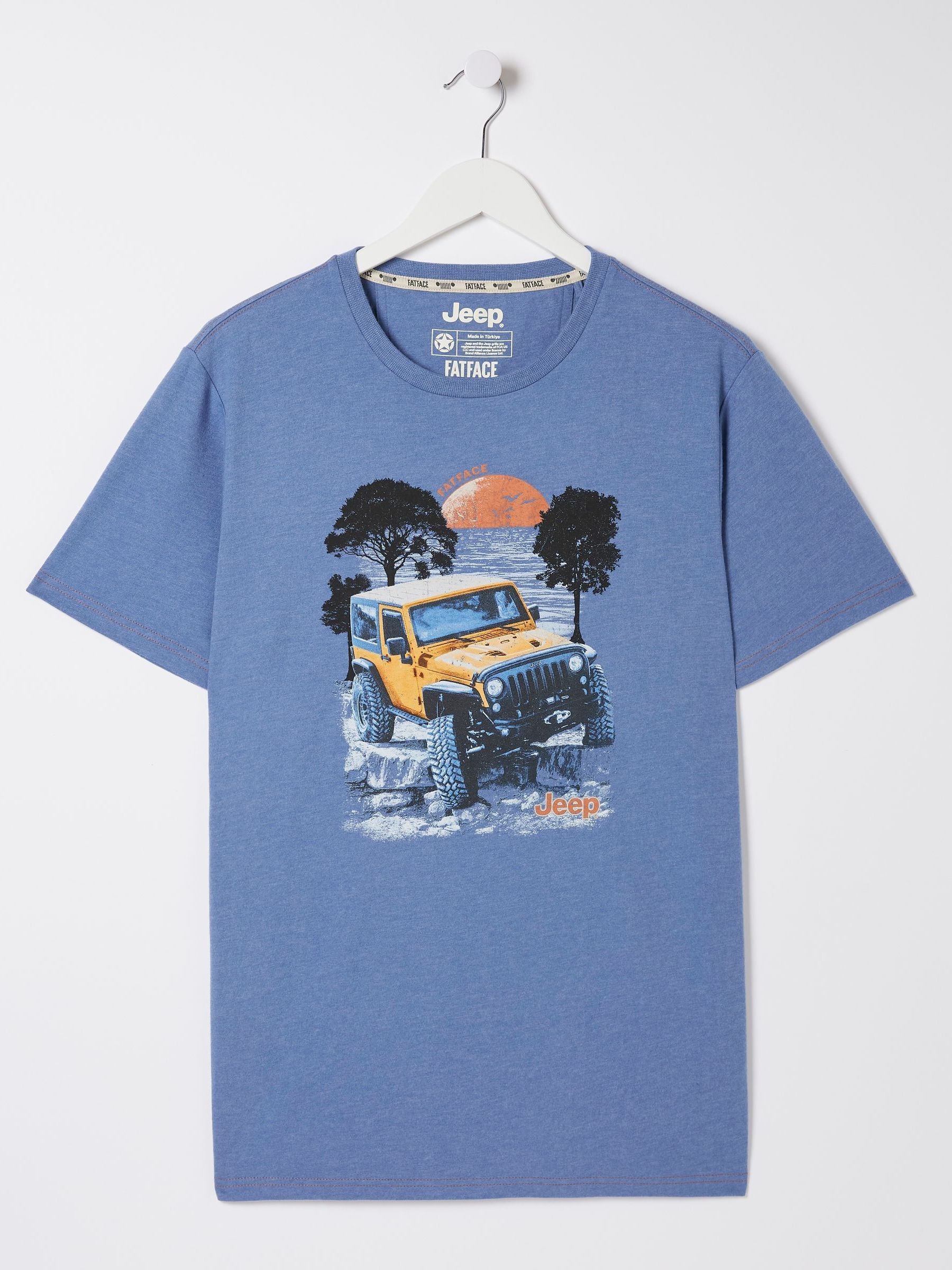 Blue Jeep Photo T-Shirt - Image 4 of 4
