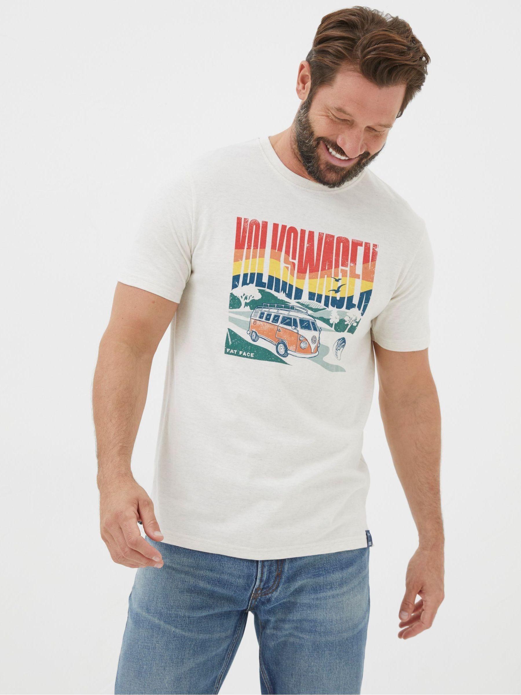 Cream VW Countryside T-Shirt - Image 1 of 5