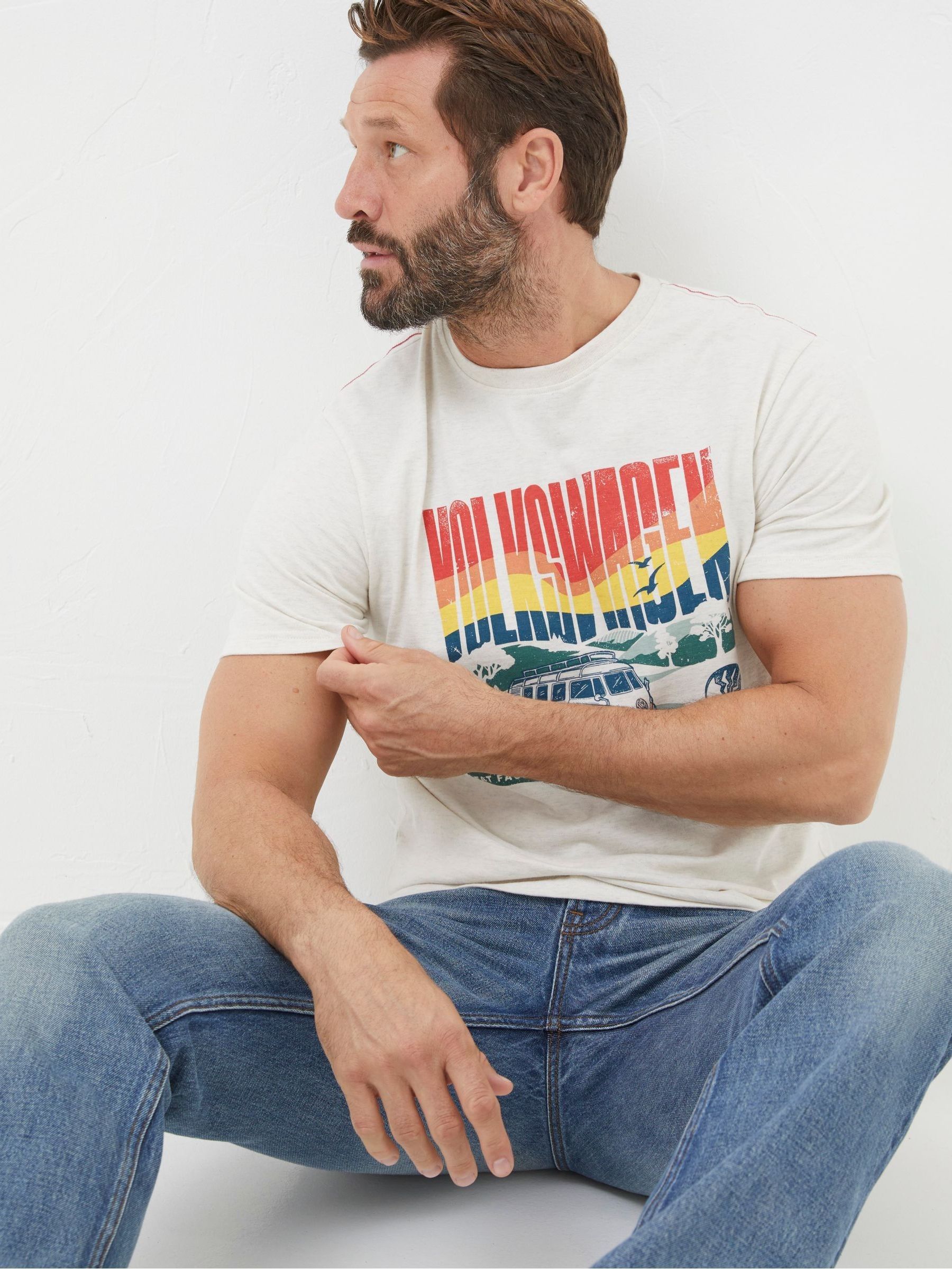 Cream VW Countryside T-Shirt - Image 3 of 5