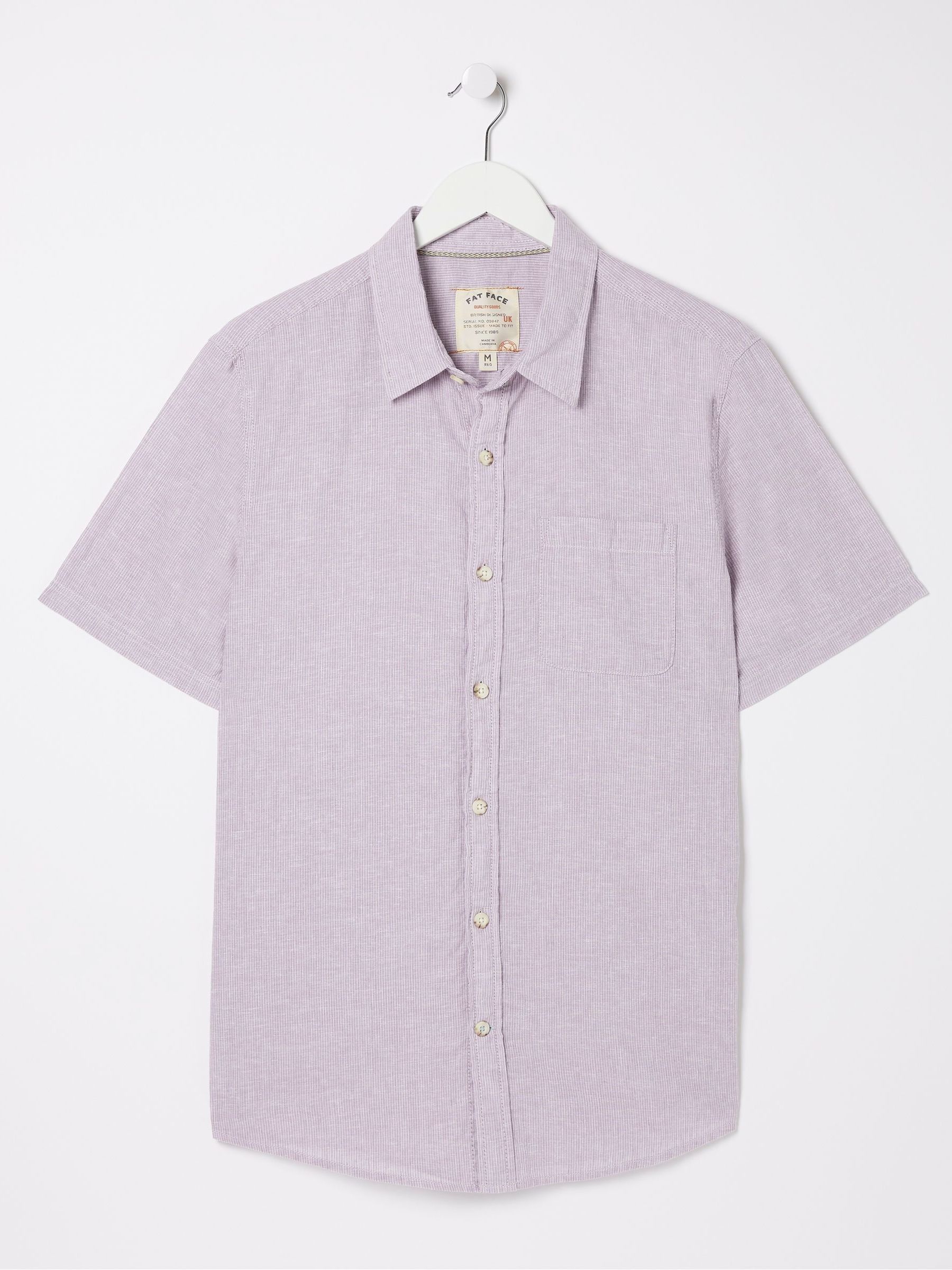 Bugle Purple Micro Stripe Shirt - Image 5 of 5 Bugle Purple Micro Stripe Shirt - Image 5 of 5