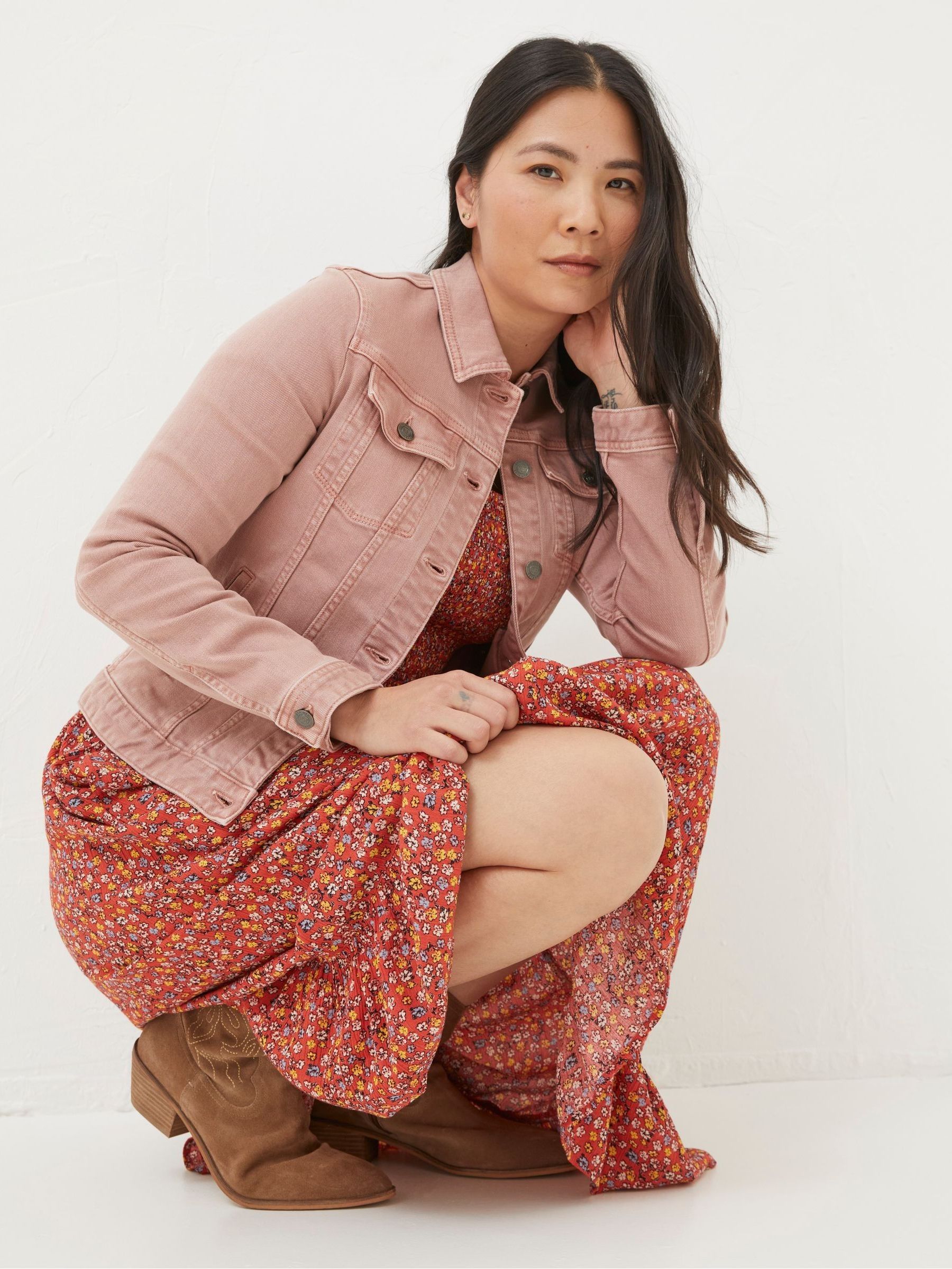 Tasha Pink Denim Jacket - Image 4 of 5