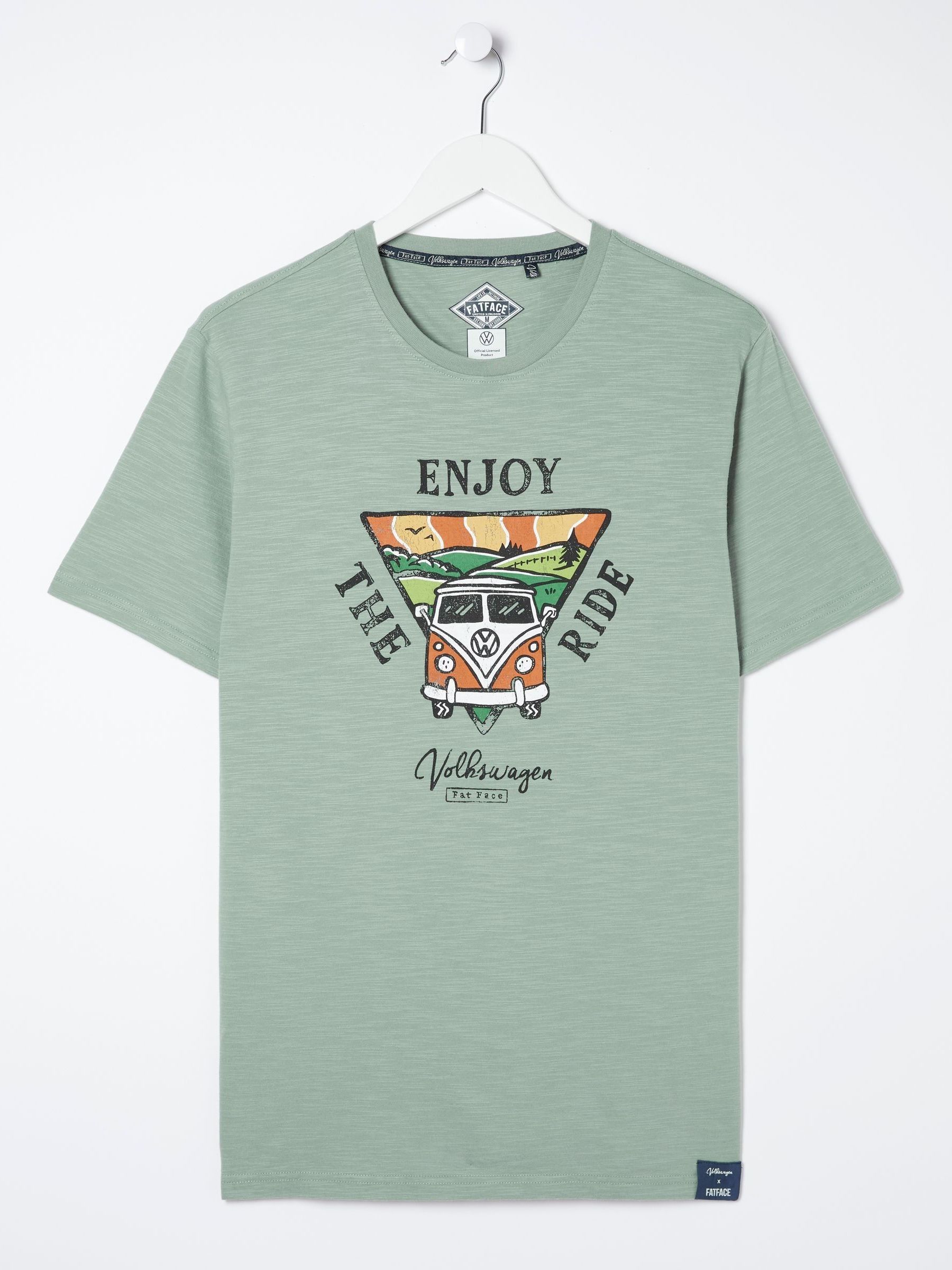 Green VW Enjoy The Ride T-Shirt - Image 4 of 4