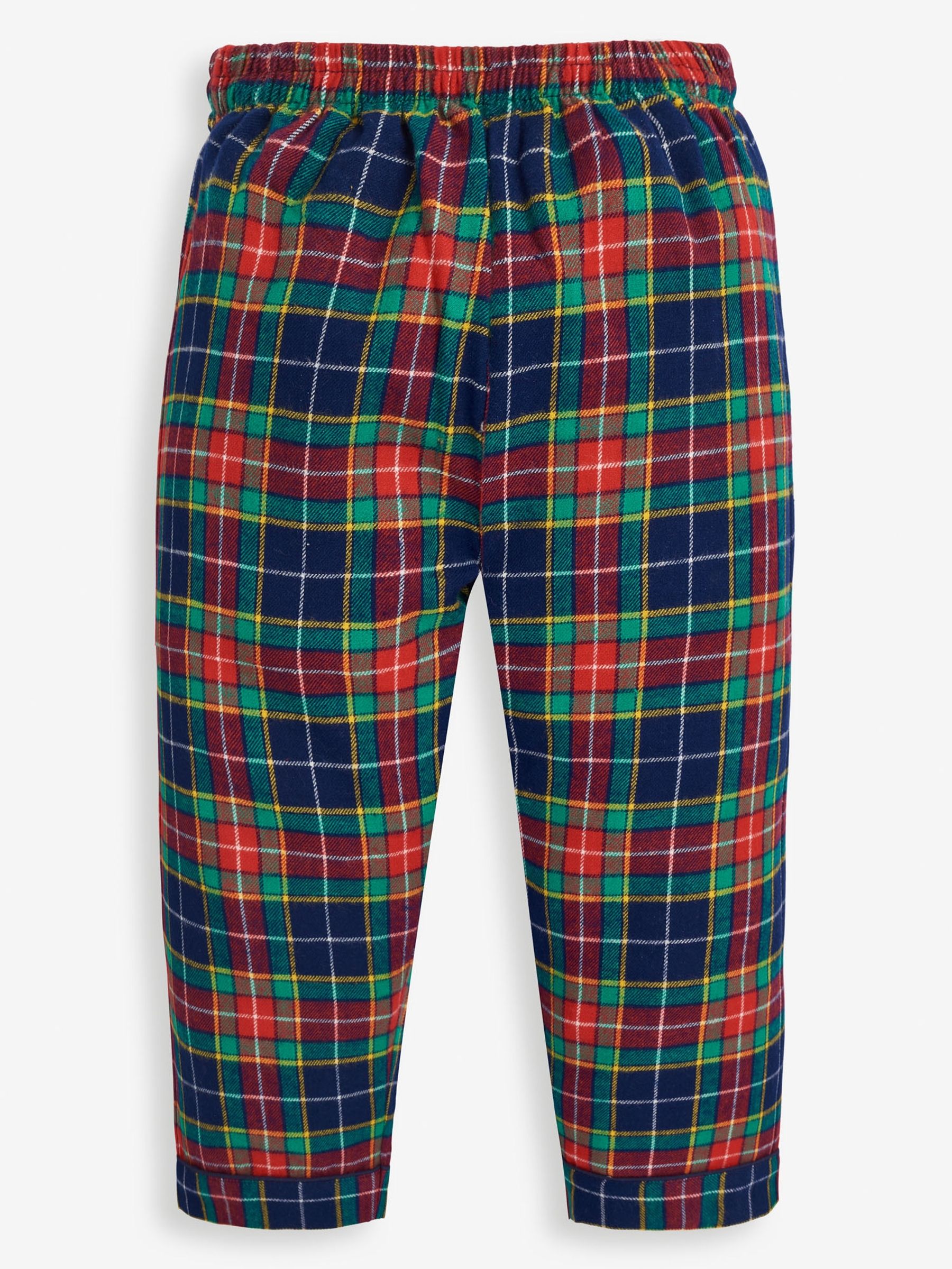 Kids' Classic Check Pyjamas in Navy - Image 4 of 4