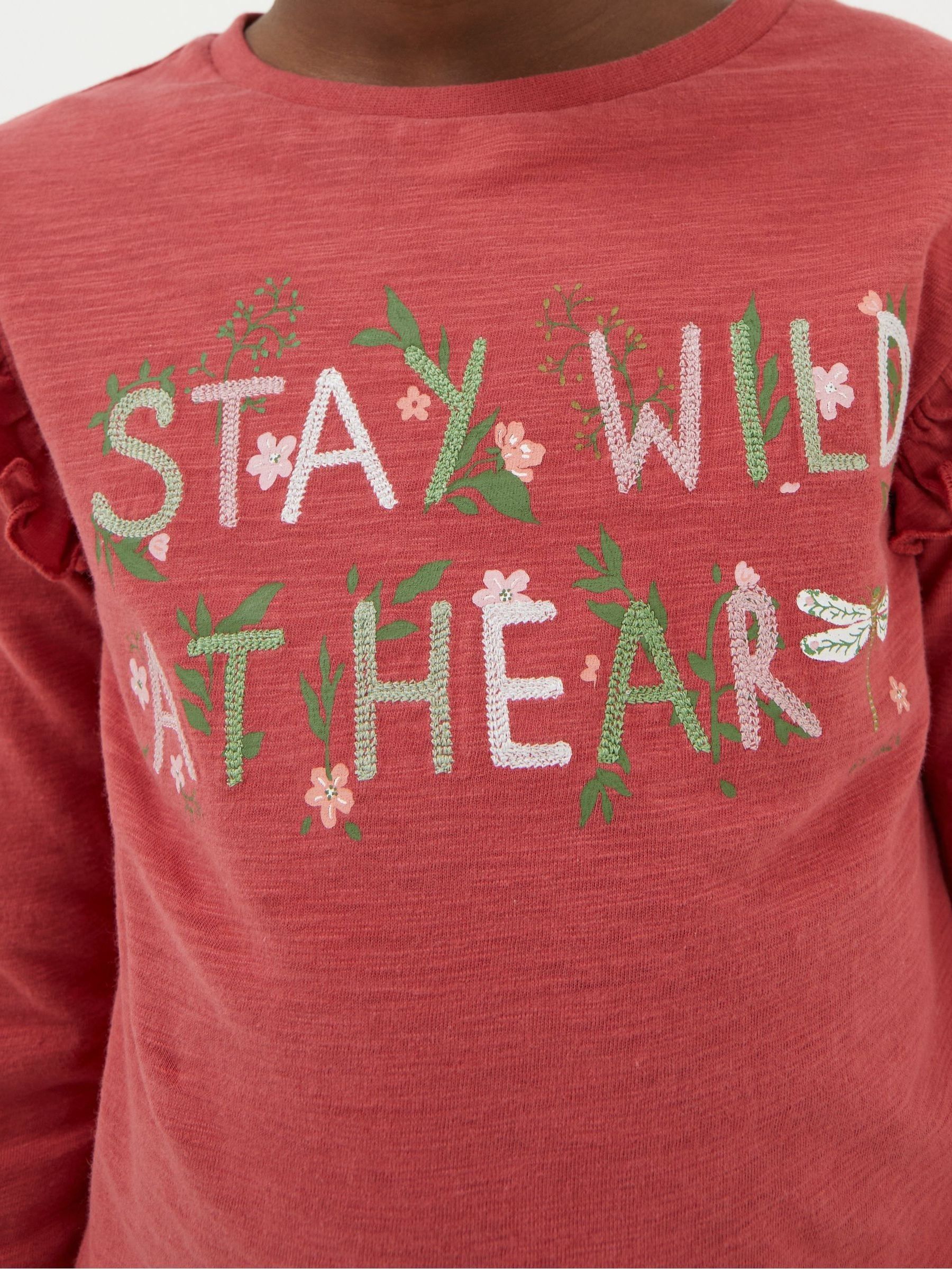 Red Wild At Heart Graphic T-Shirt - Image 3 of 4
