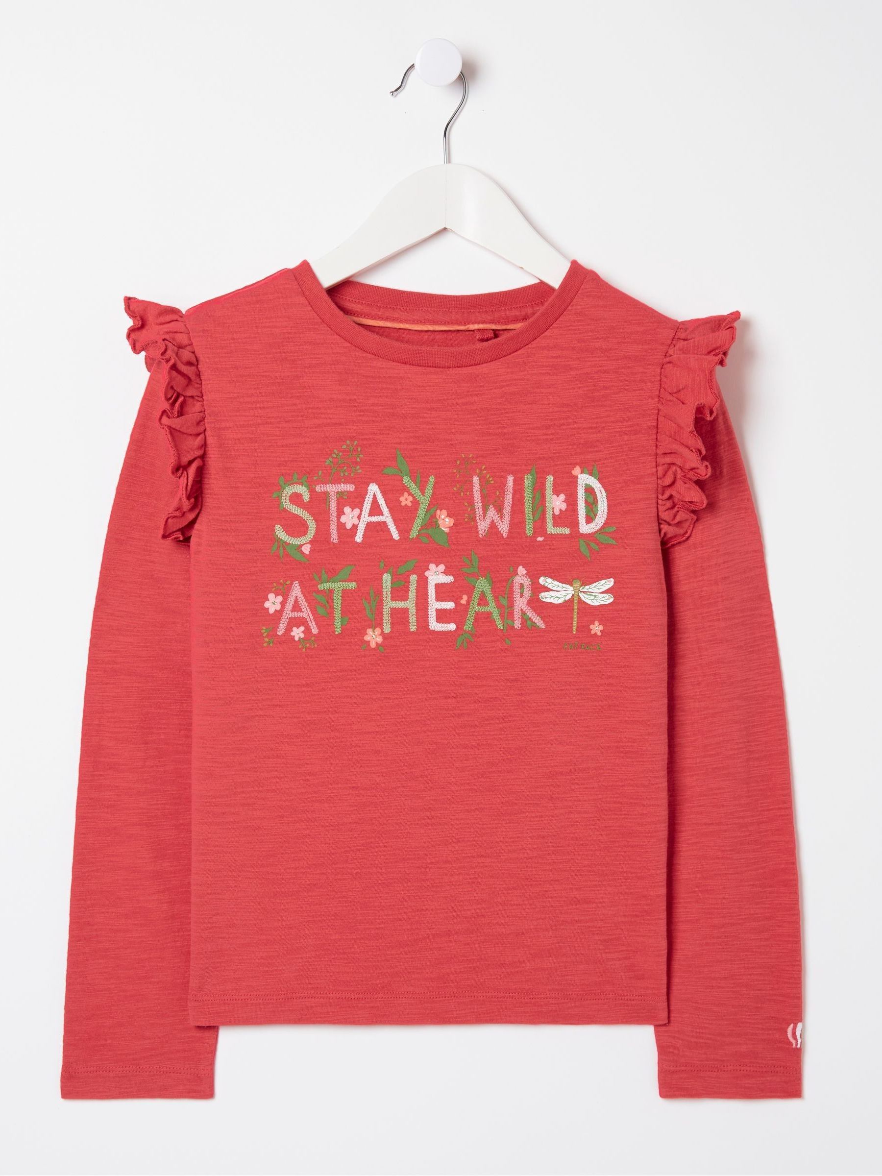 Red Wild At Heart Graphic T-Shirt - Image 4 of 4