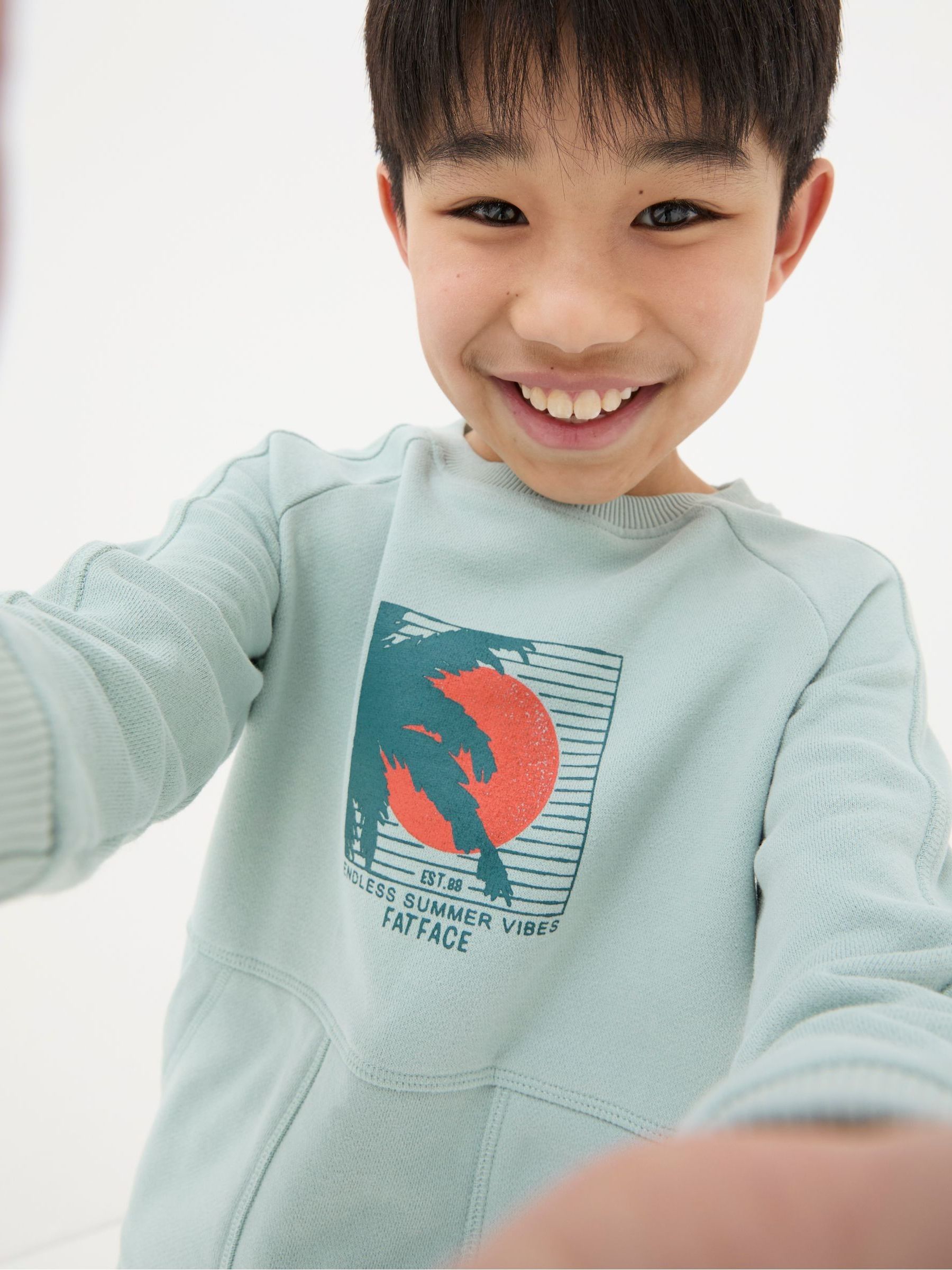 Green Surf Graphic Sweatshirt - Image 3 of 4