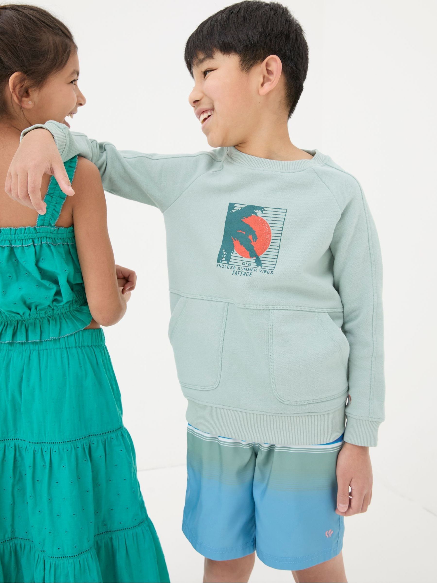 Green Surf Graphic Sweatshirt - Image 4 of 4
