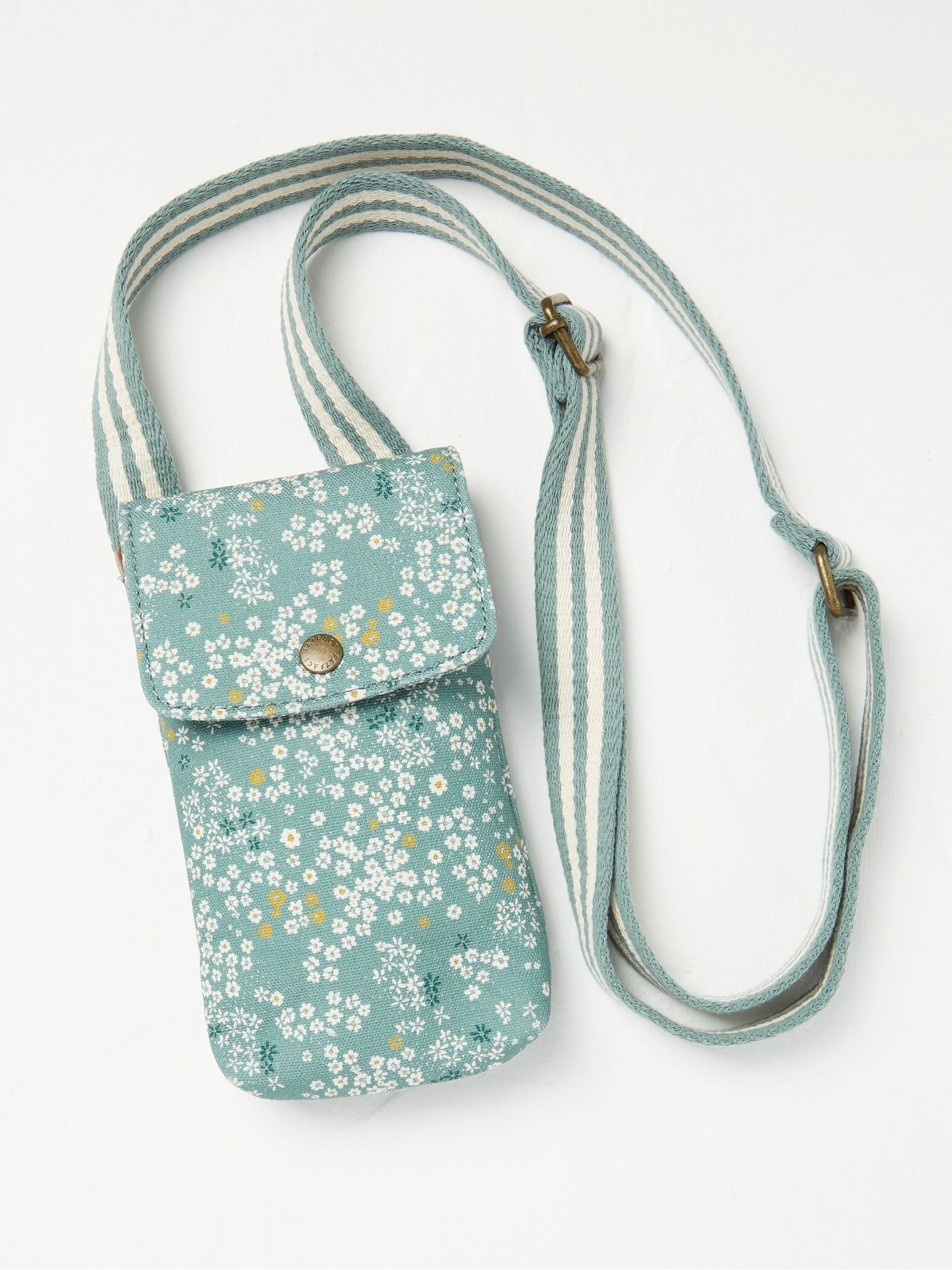 Elsie Green Canvas Phone Bag - Image 2 of 3