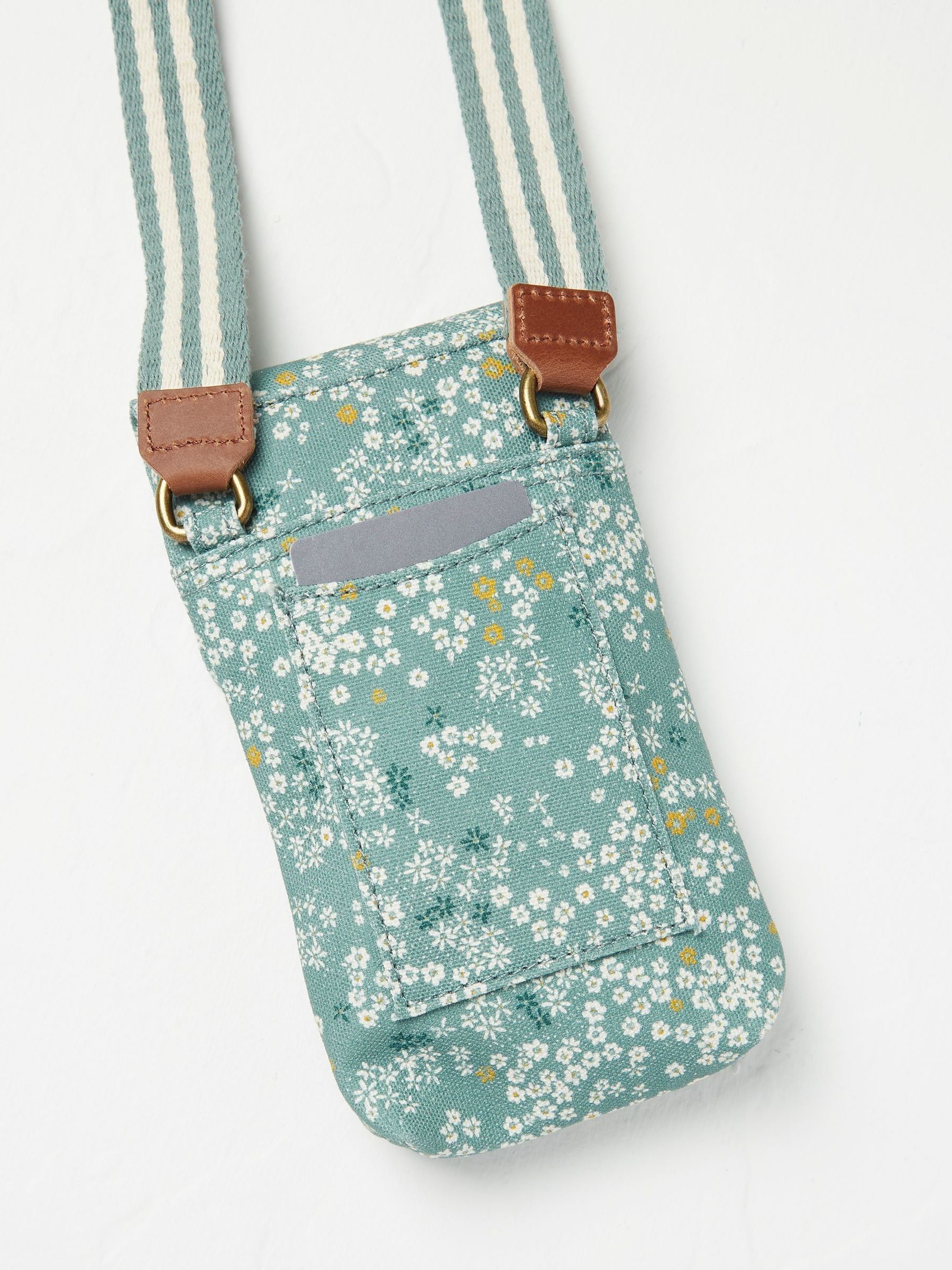 Elsie Green Canvas Phone Bag - Image 3 of 3