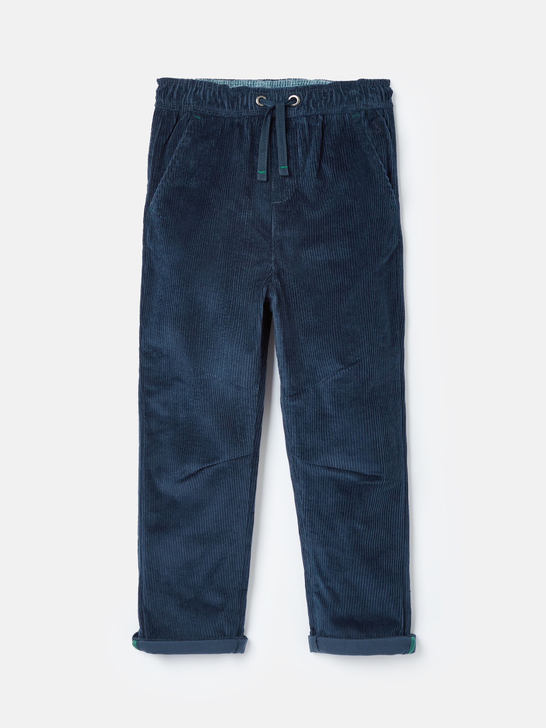 Louis Navy Elasticated Waist Corduroy Trousers - Image 2 of 7