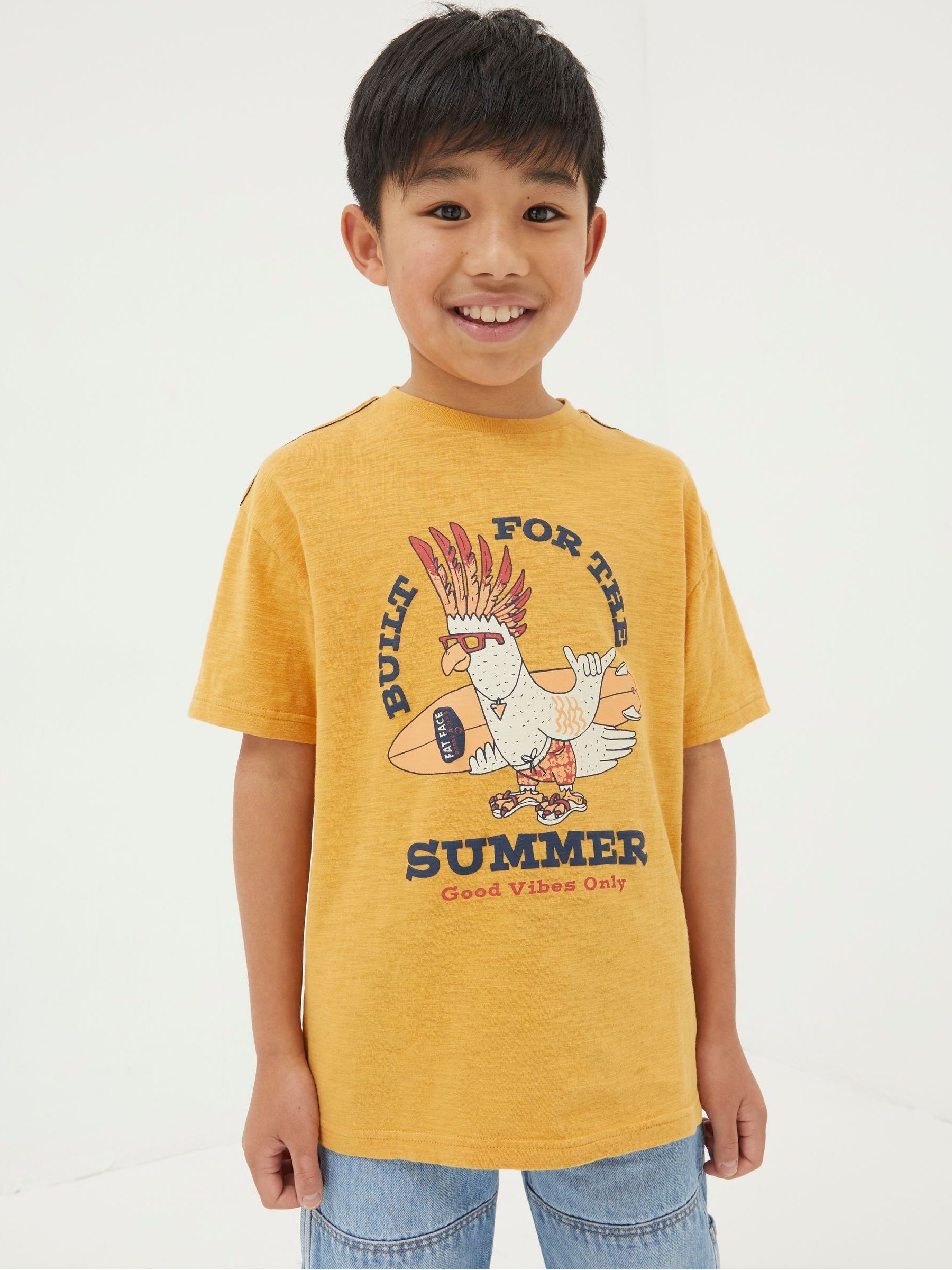 Yellow Built For Summer Jersey T-Shirt - Image 1 of 5