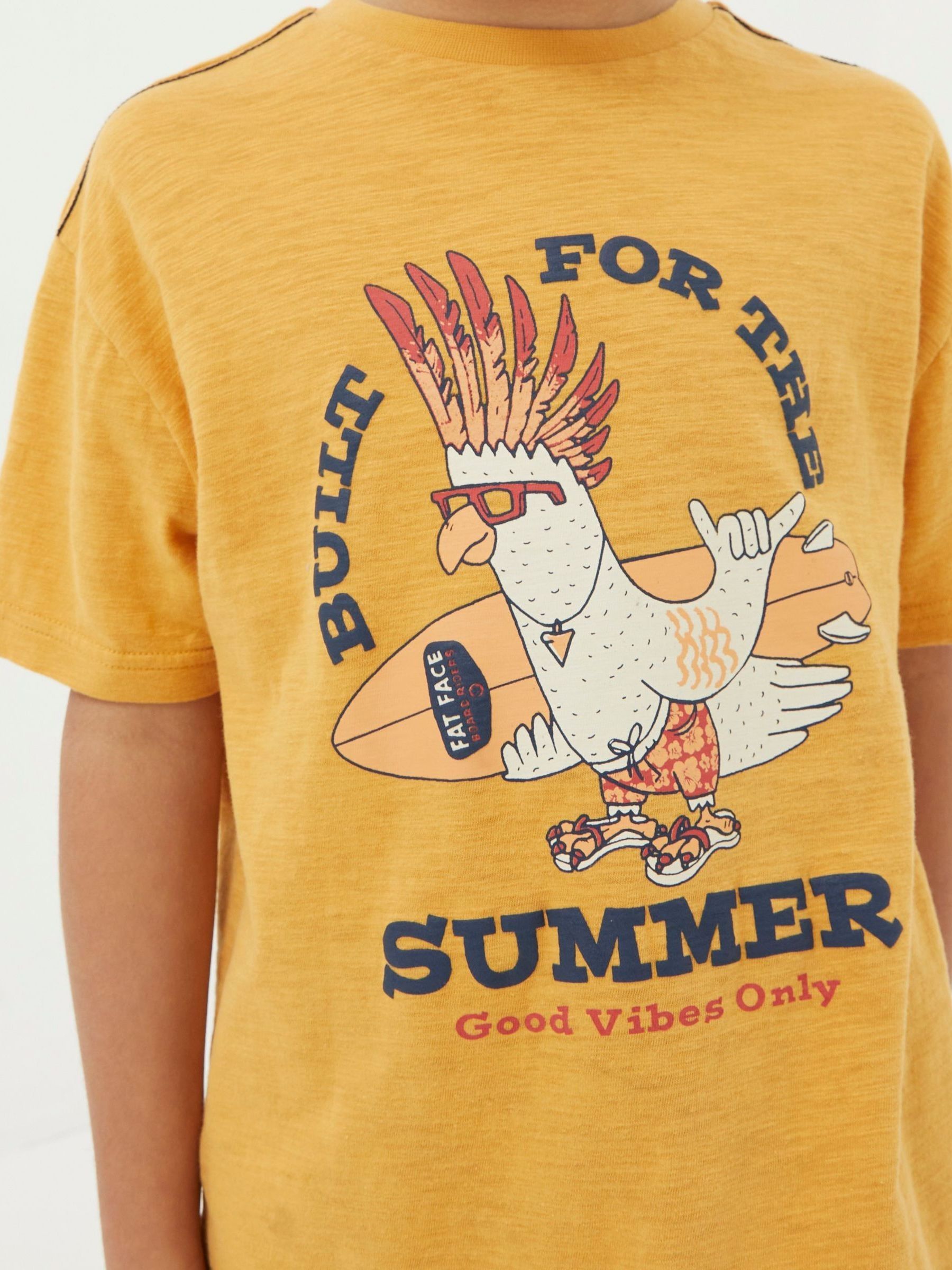 Yellow Built For Summer Jersey T-Shirt - Image 4 of 5