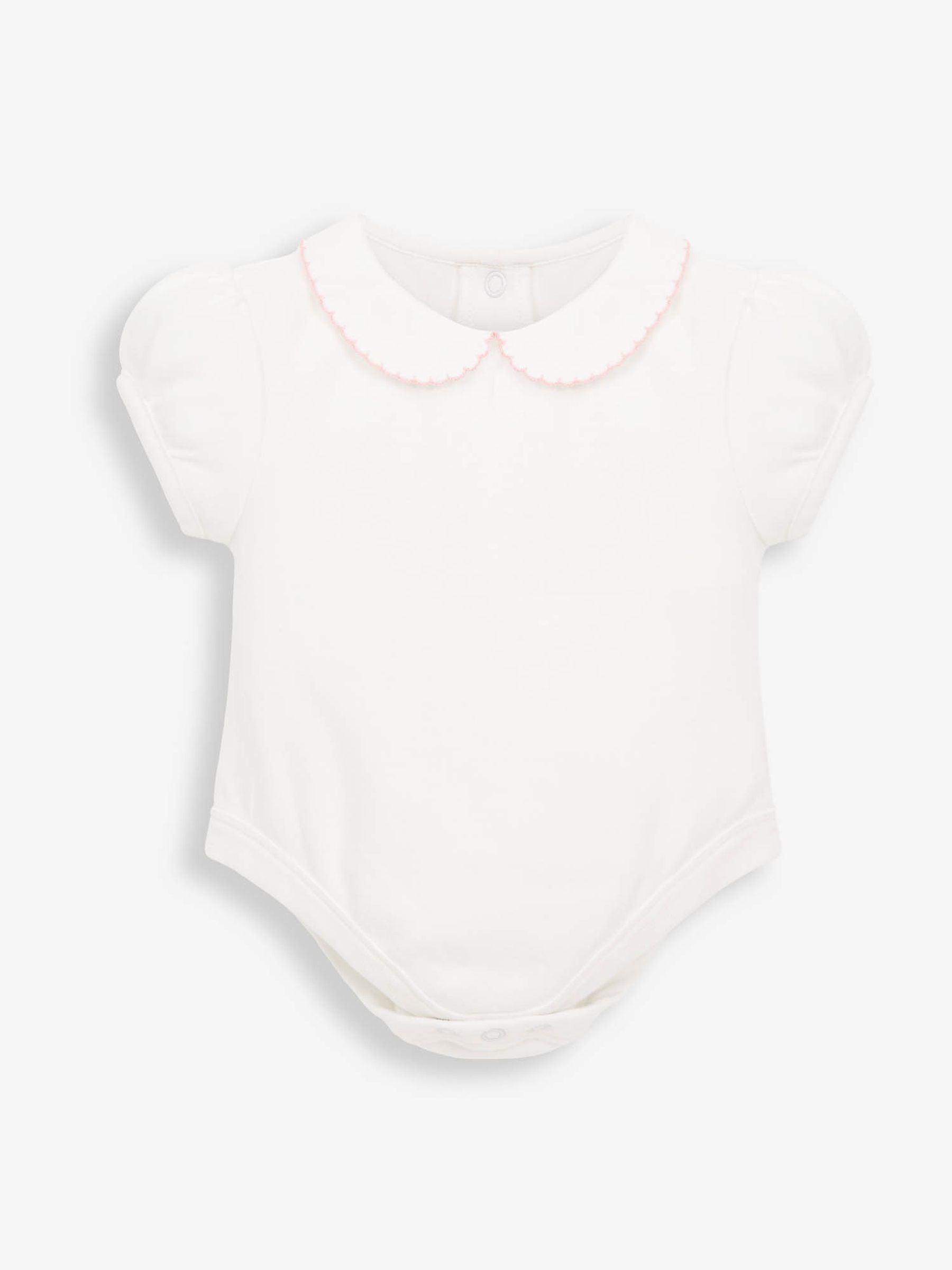 Pink Pink Gingham Baby Dungaree Dress & Bodysuit Set - Image 3 of 3