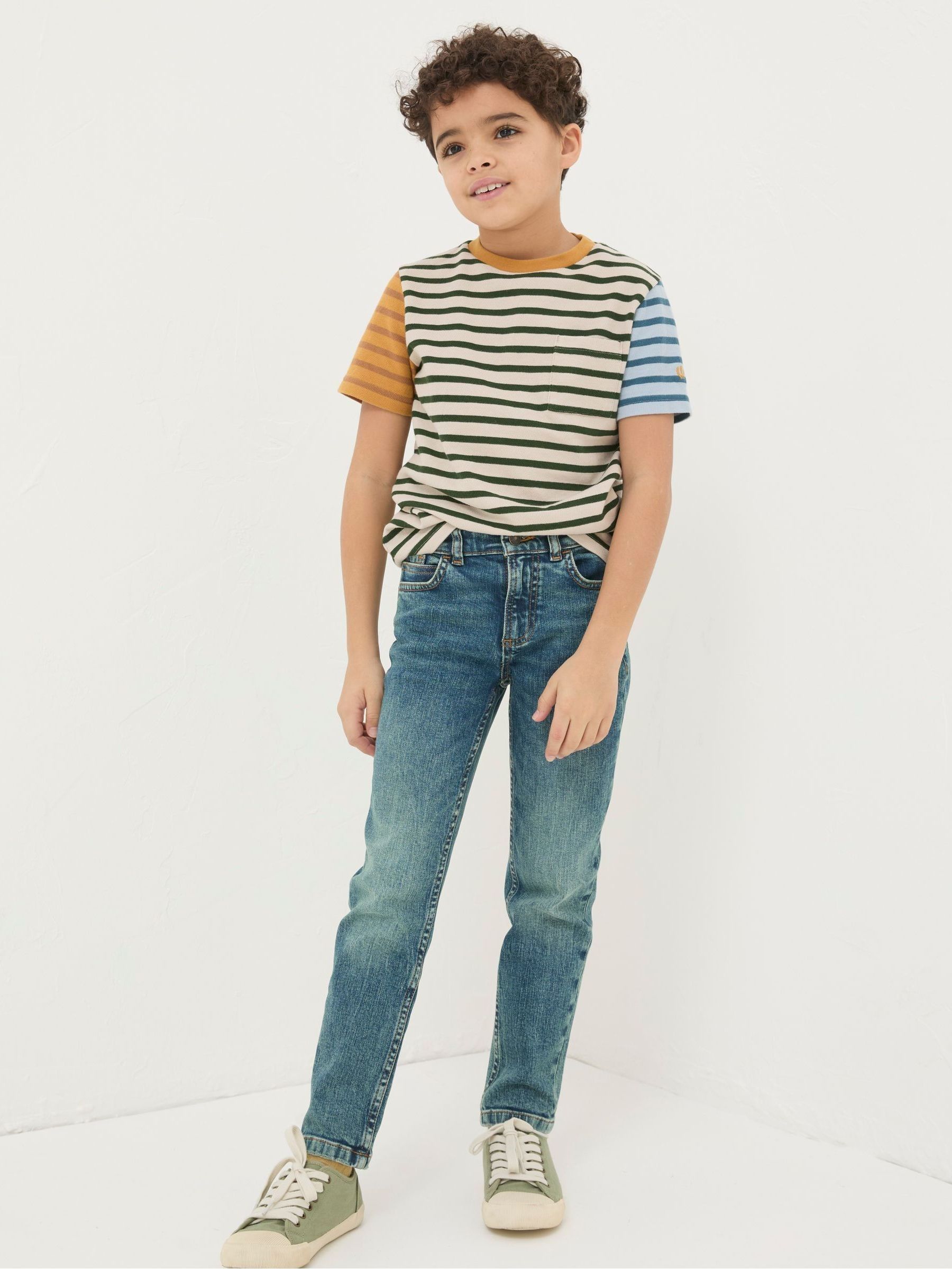 Blue Slim Seth Washed Jeans - Image 1 of 5
