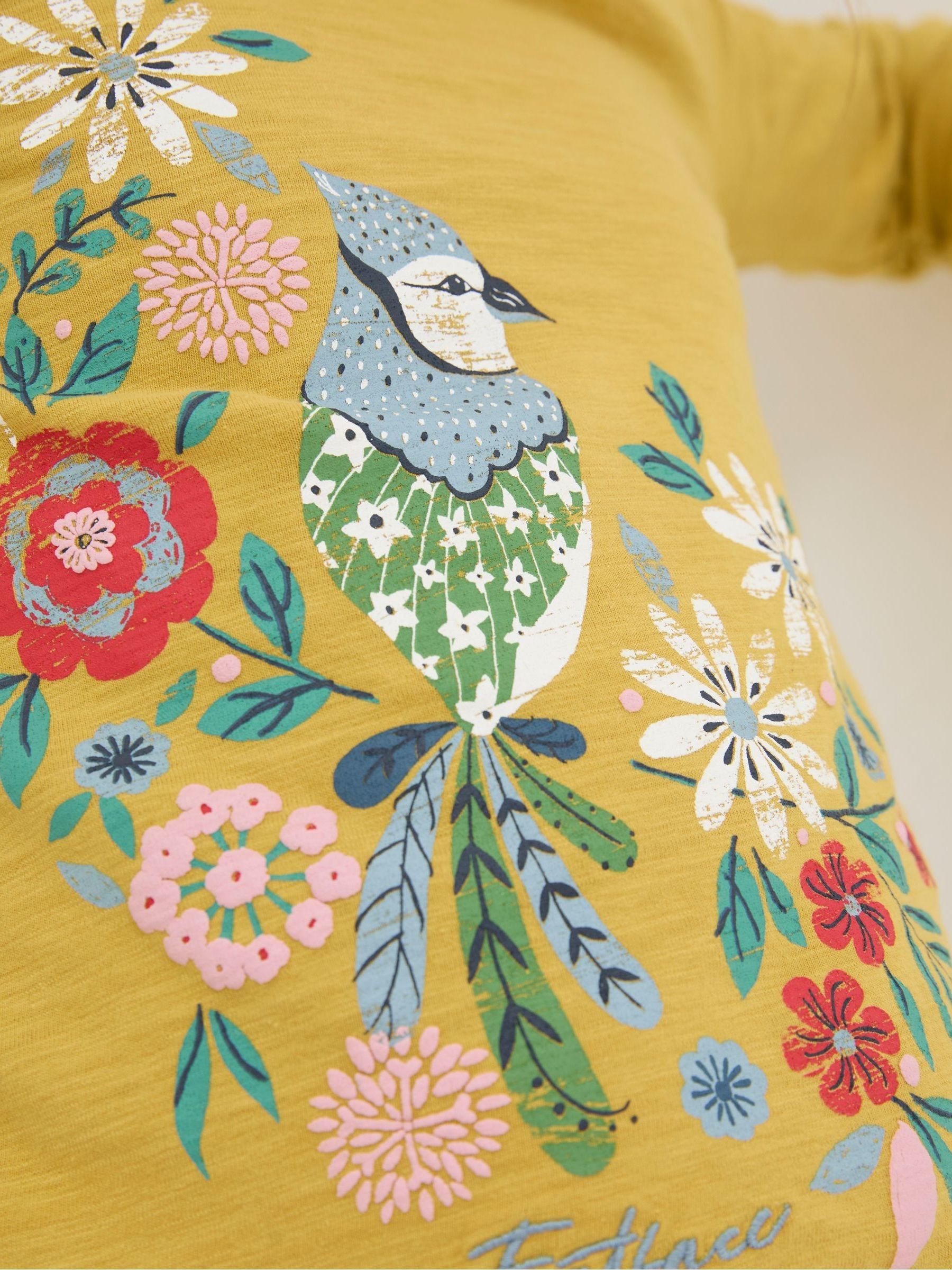 Yellow Bird Graphic T-Shirt - Image 3 of 4