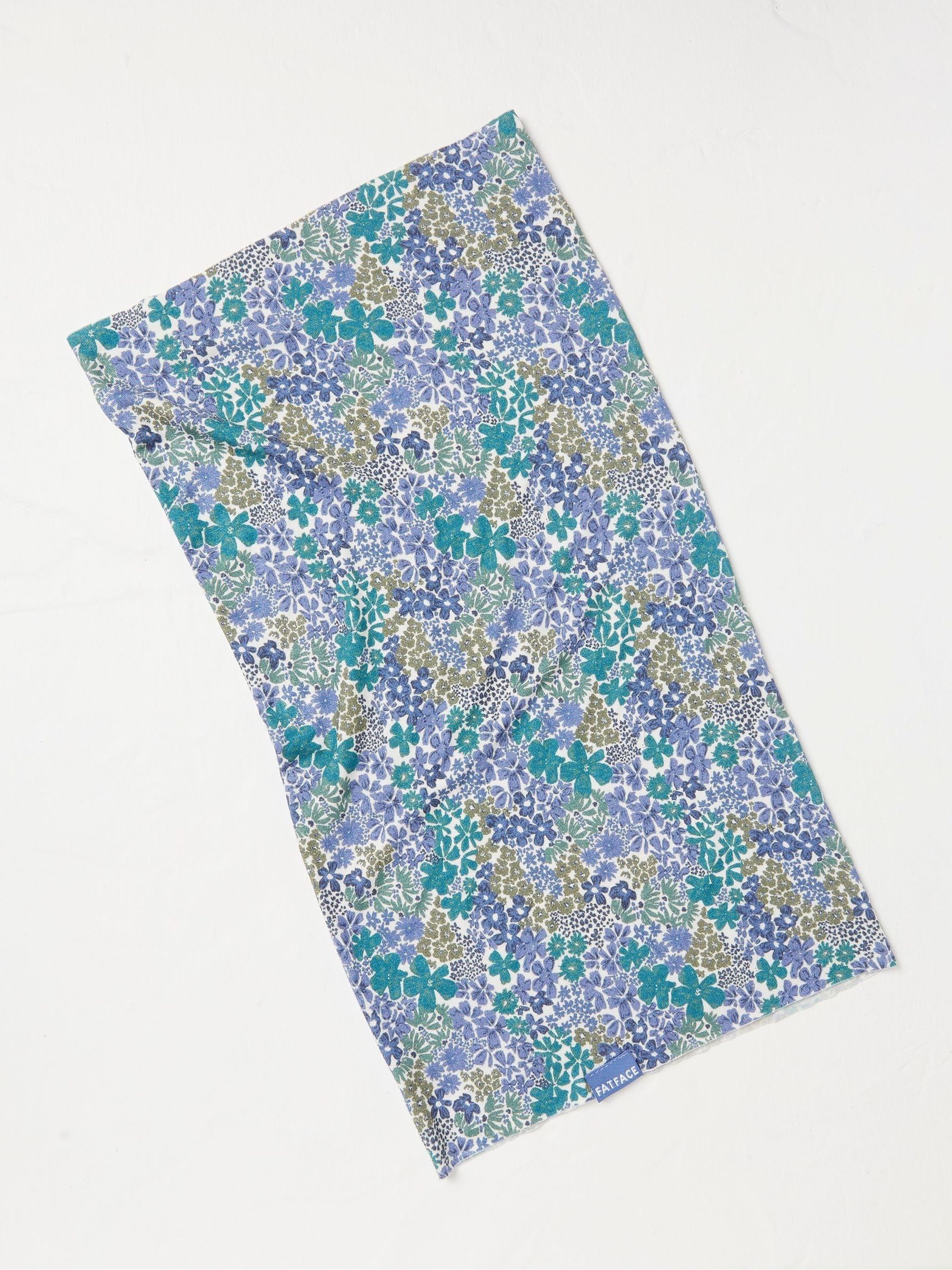Blue Floral Multi Snood - Image 2 of 2