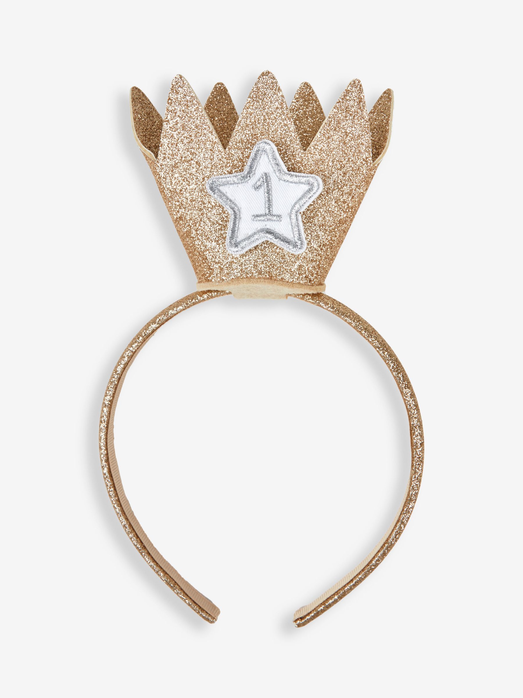 Gold Birthday Crown Headband - Image 3 of 4