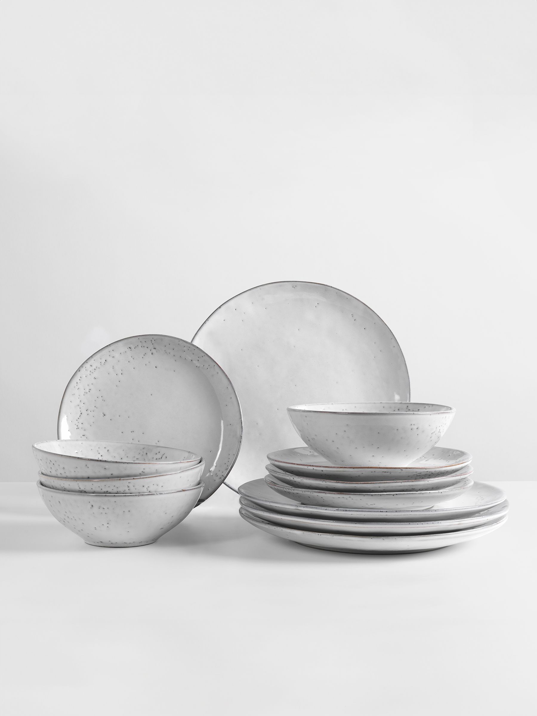 Broste Copenhagen 12 Piece Natural Nordic Dinnerware Set - Image 3 of 4