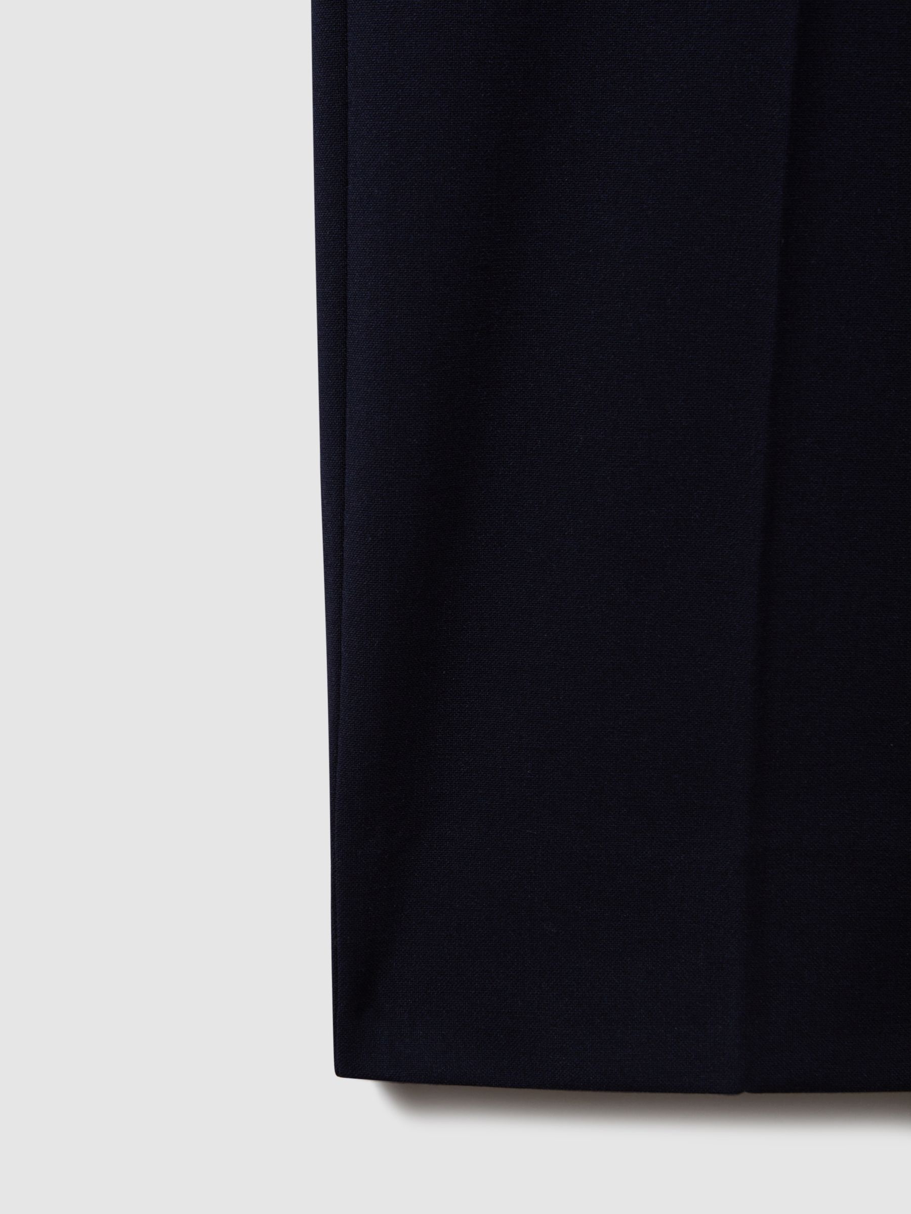 Slim-Fit Drawstring Trousers in Navy - Image 6 of 7