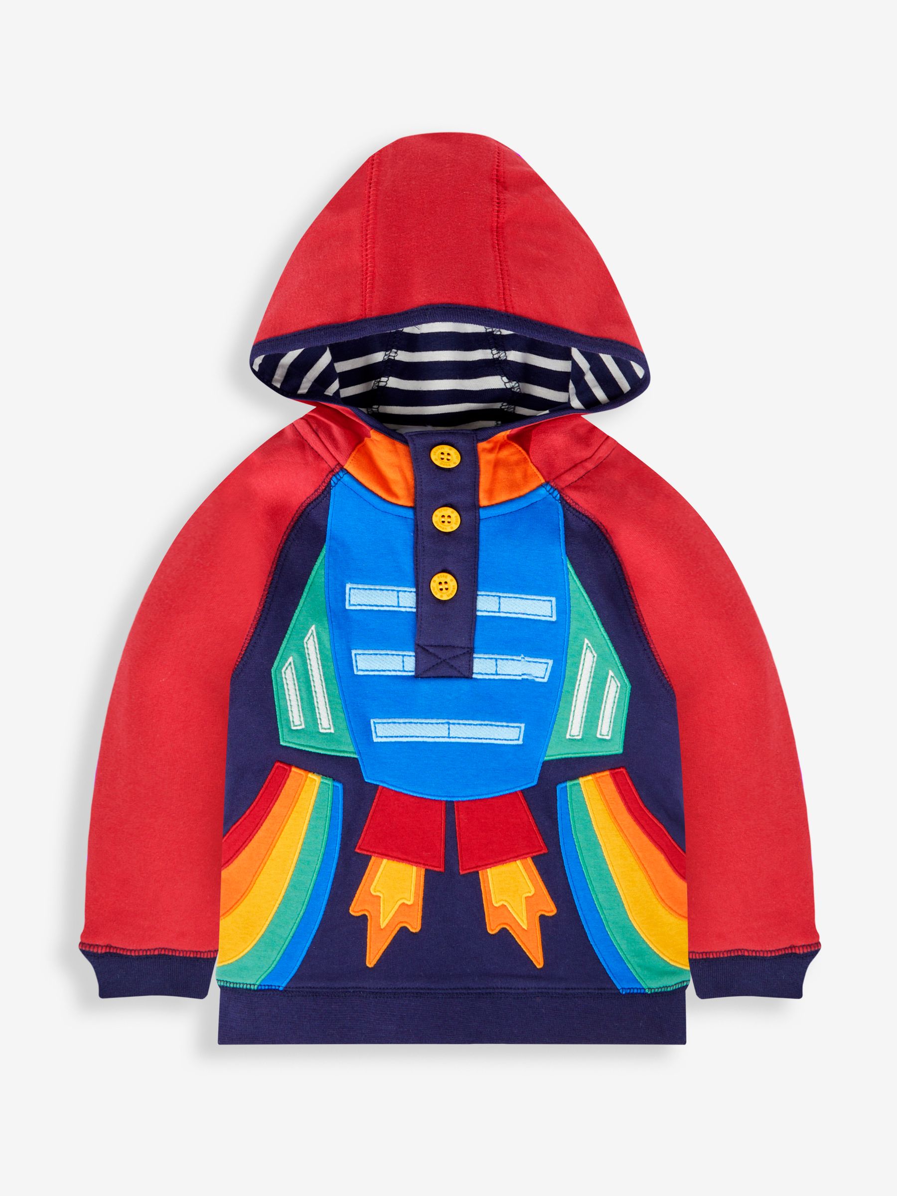 Red Rocket Boys' Appliqué Novelty Hoodie - Image 1 of 3