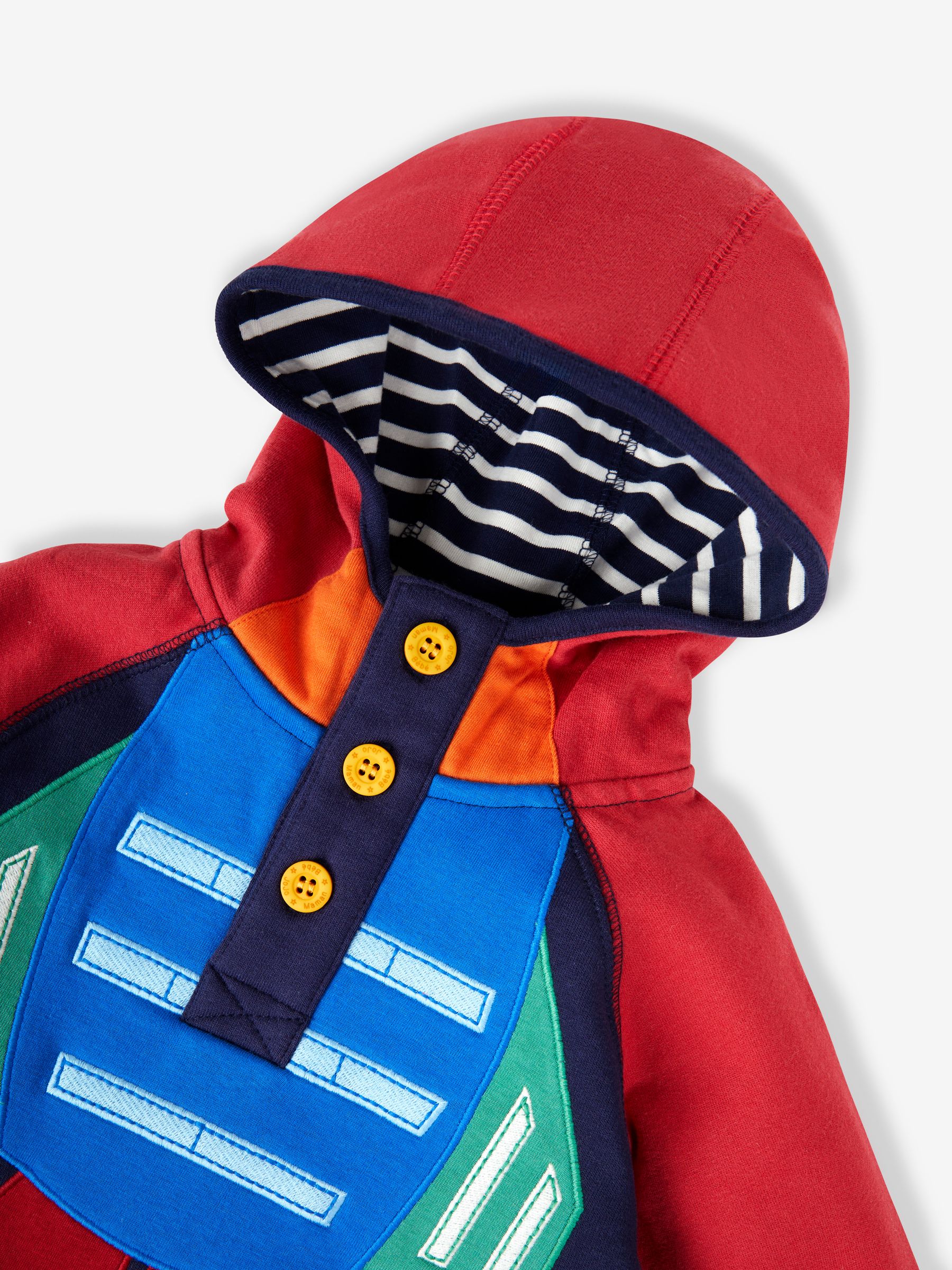 Red Rocket Boys' Appliqué Novelty Hoodie - Image 2 of 3