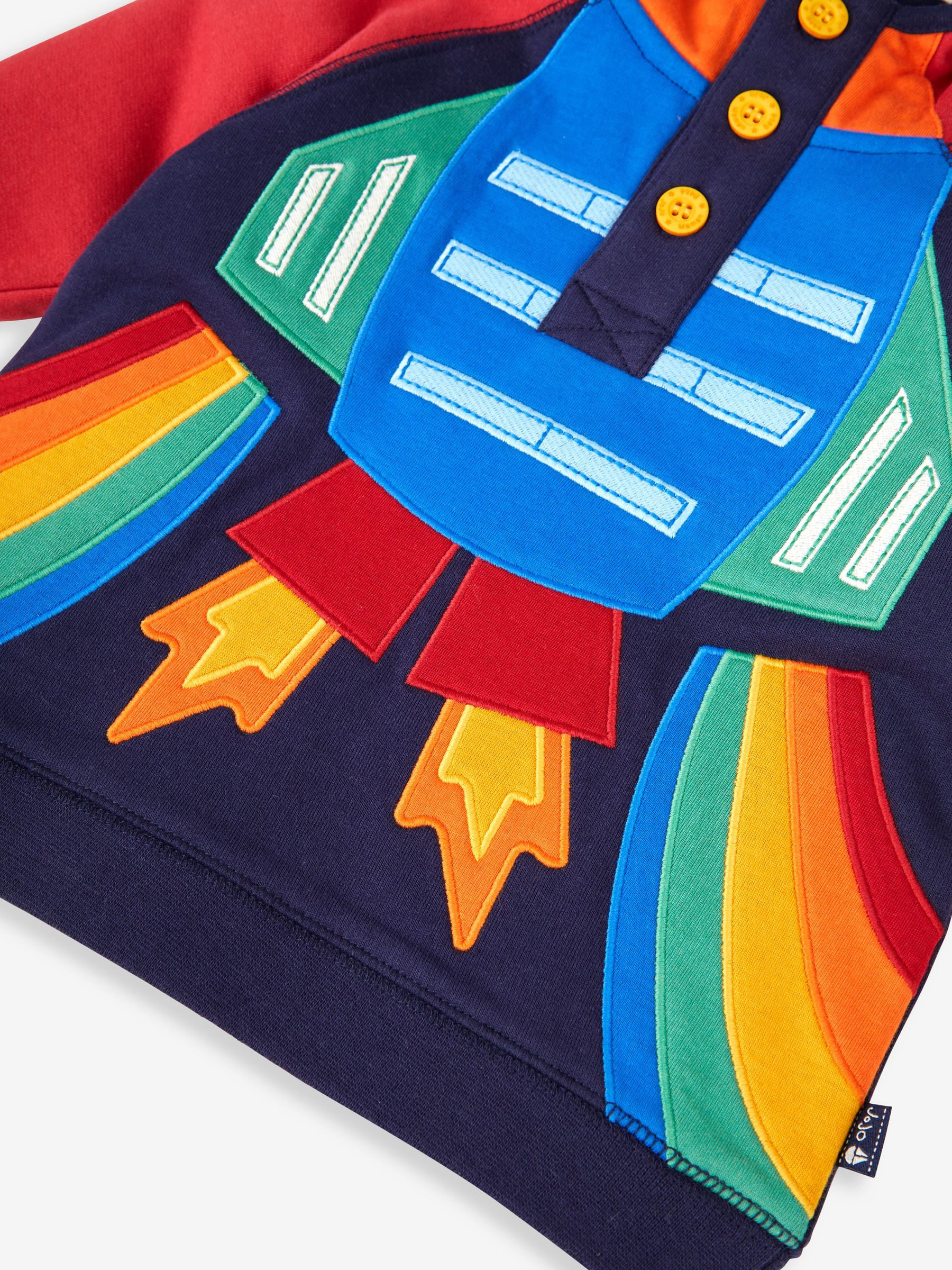 Red Rocket Boys' Appliqué Novelty Hoodie - Image 3 of 3