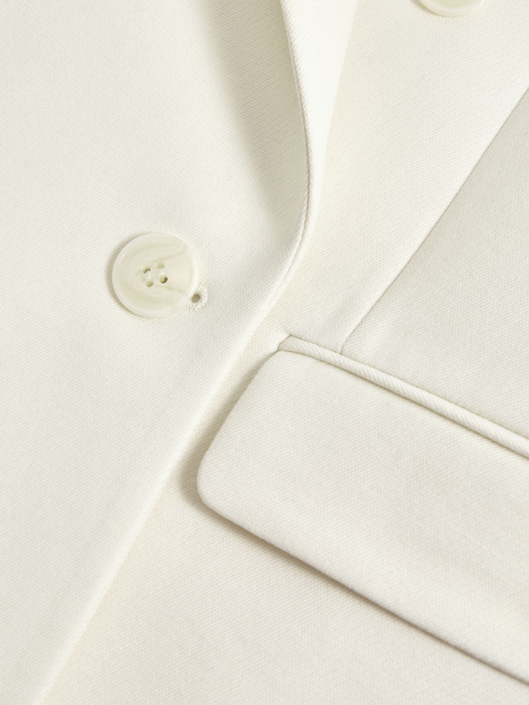 Modern Fit Wool Double Breasted Blazer in White - Image 7 of 8