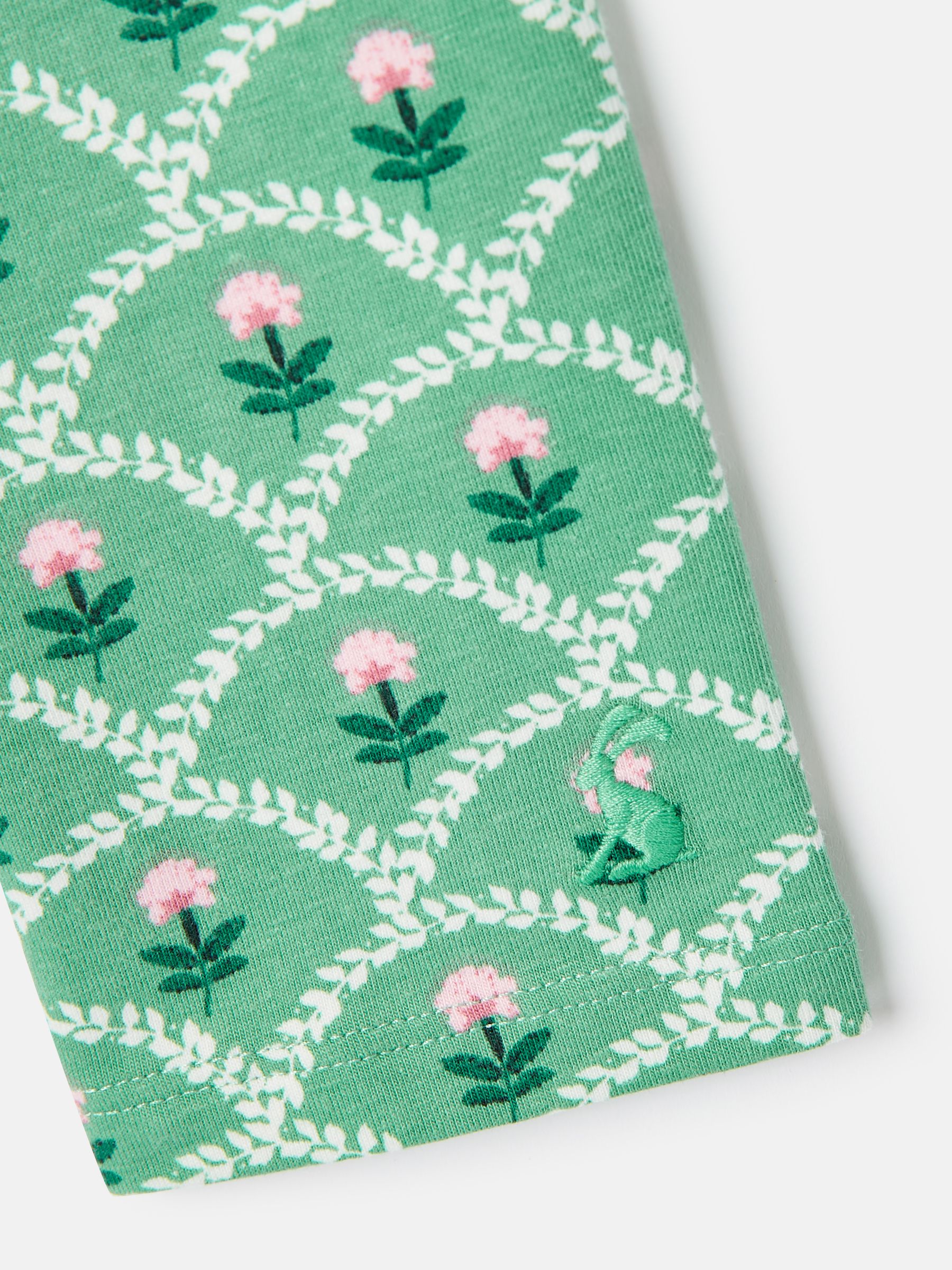 Dee Dee Green Floral Leggings - Image 4 of 4 Dee Dee Green Floral Leggings - Image 4 of 4