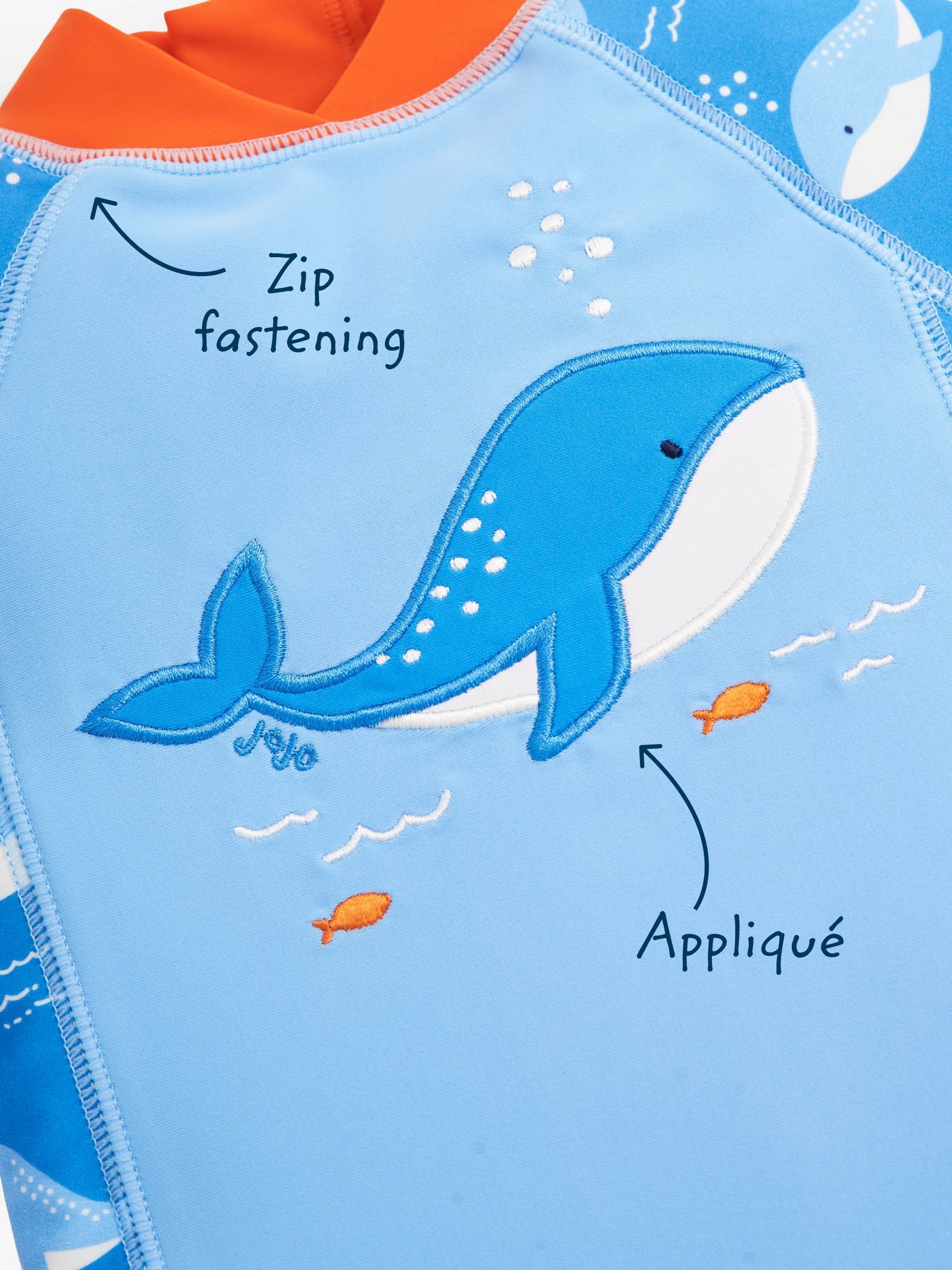 Blue Whale UPF 50 1-Piece Sun Protection Suit - Image 8 of 9