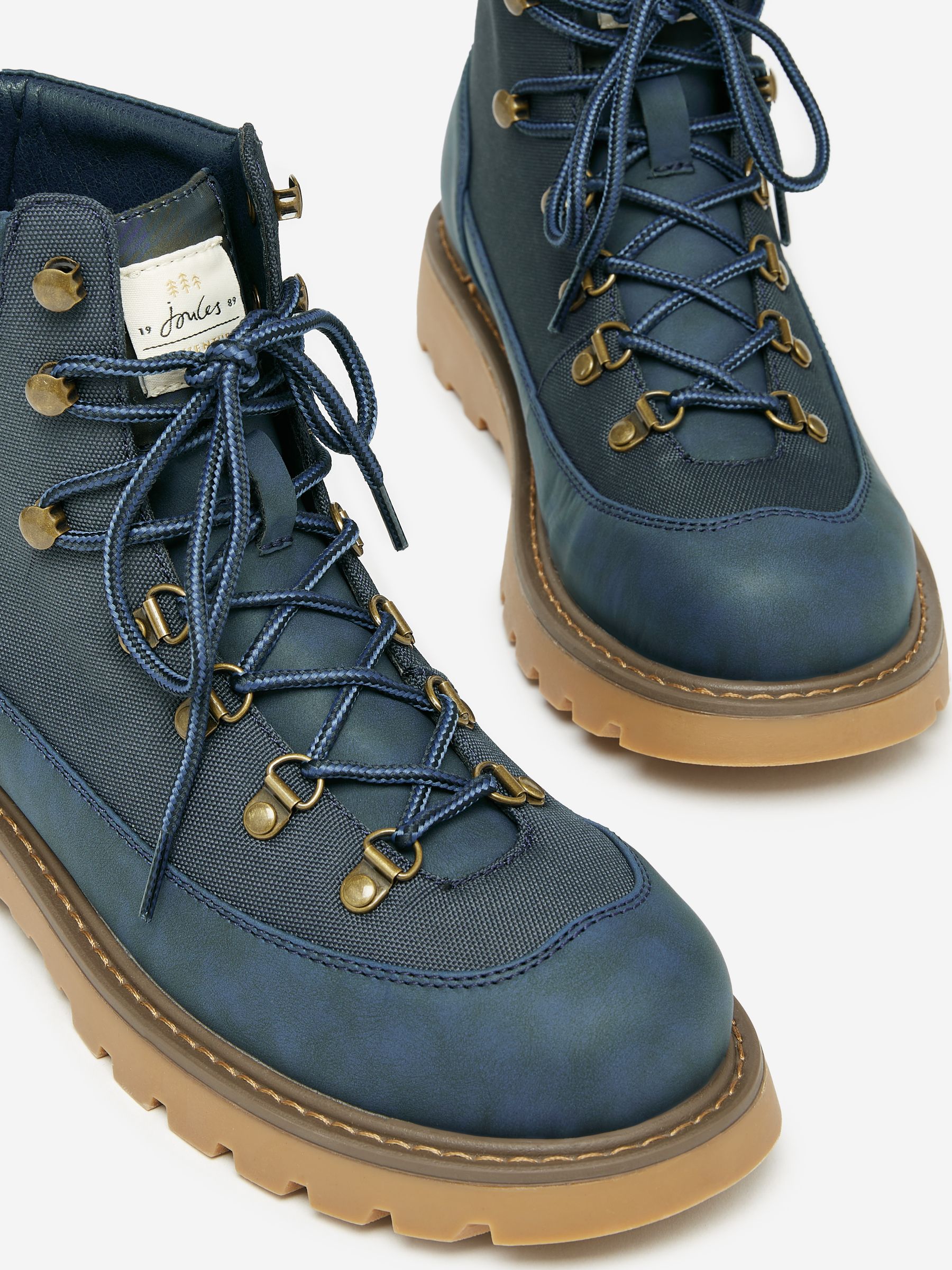 Kendall Navy Lace-Up Boots - Image 5 of 8