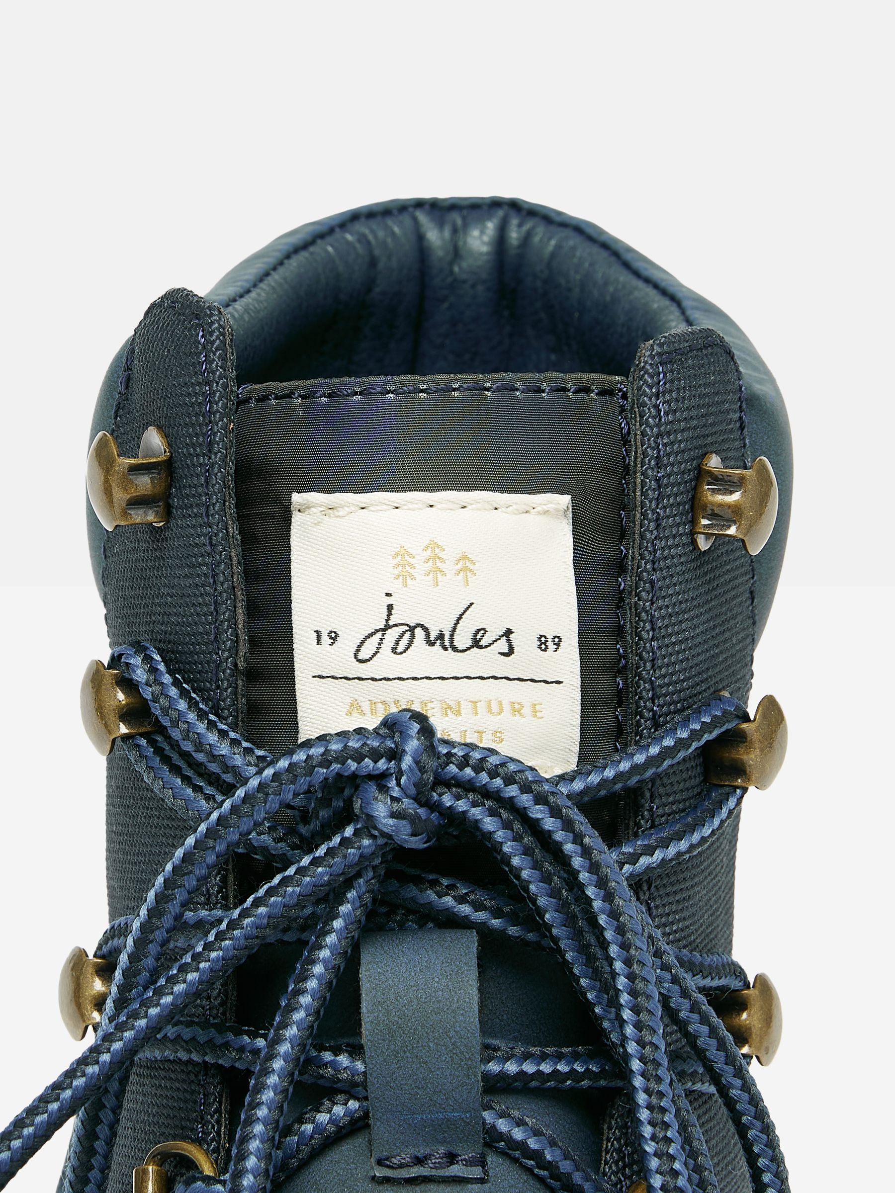 Kendall Navy Lace-Up Boots - Image 6 of 8