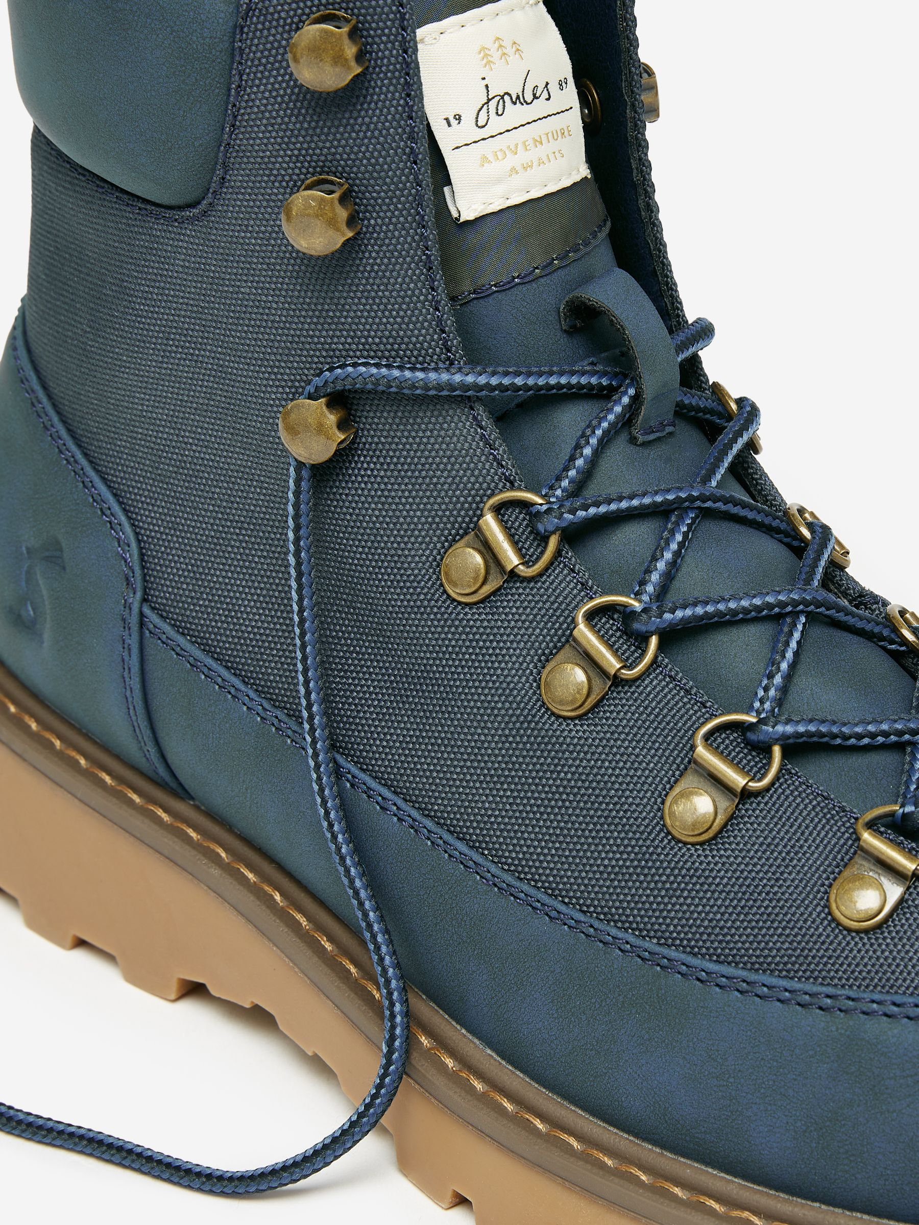 Kendall Navy Lace-Up Boots - Image 7 of 8