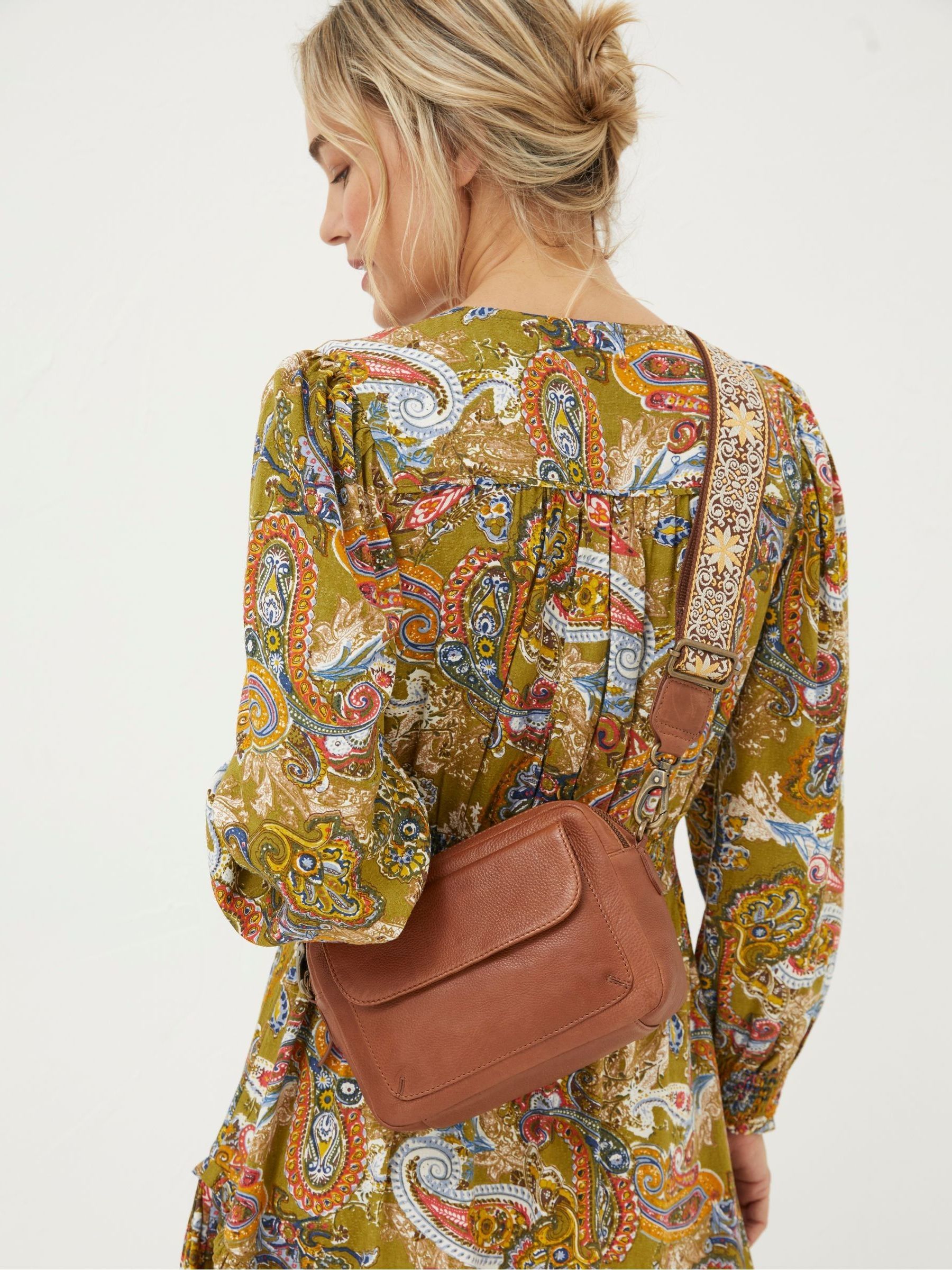 Natural The Oslo Camera Bag Ornate Strap - Image 1 of 3