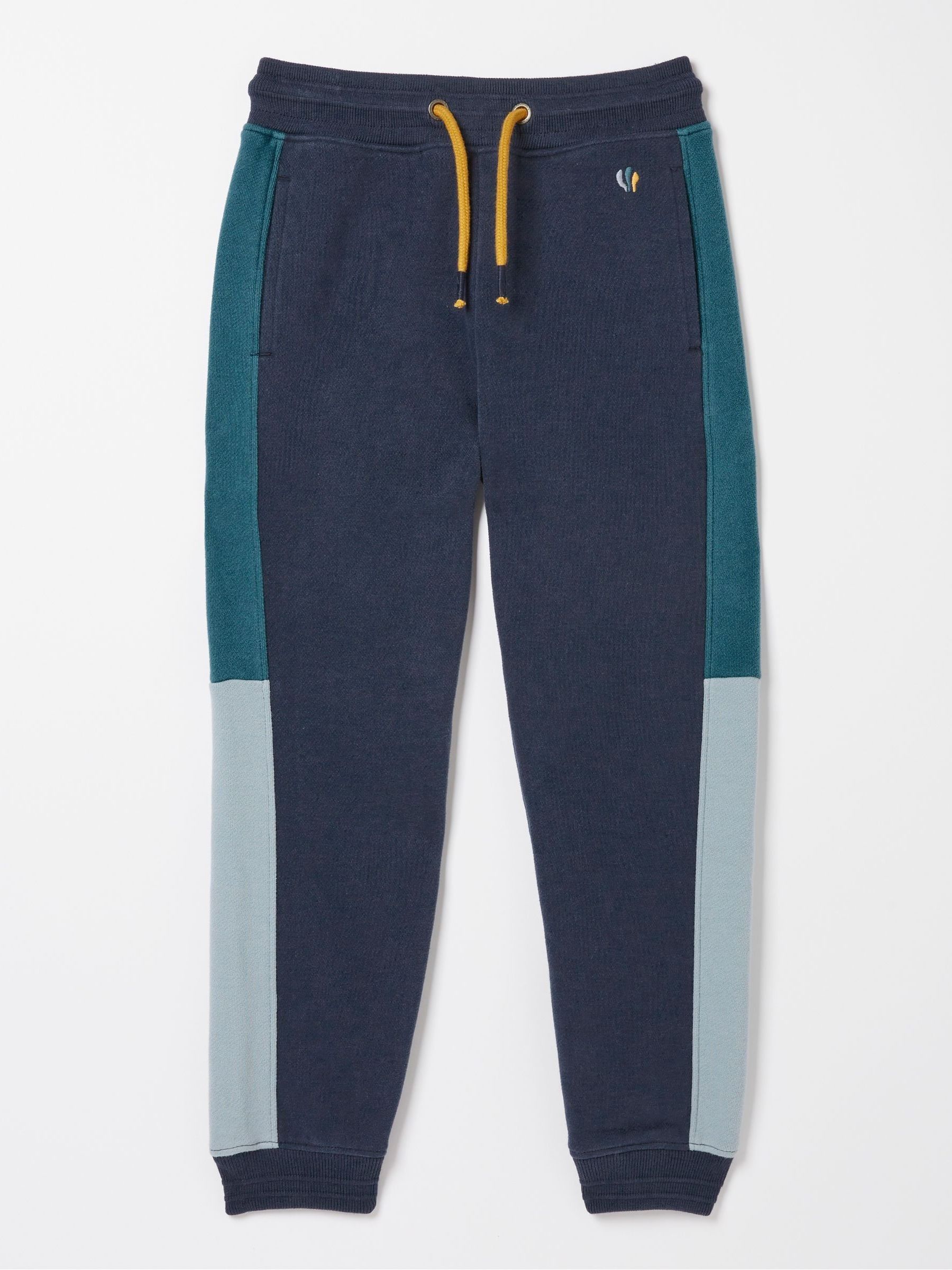 Blue Colourblock Joggers - Image 4 of 4