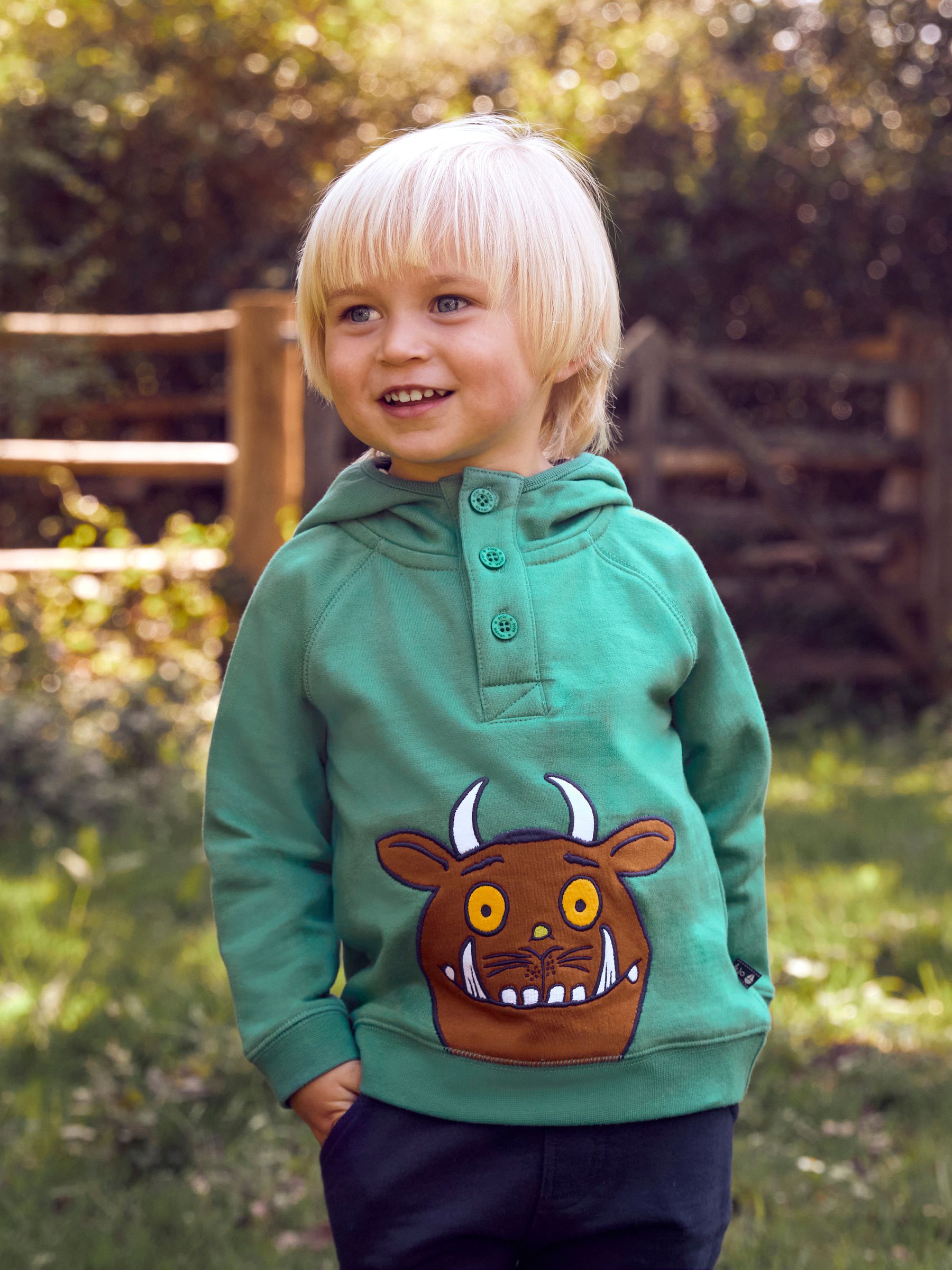 Green The Gruffalo Applique Hooded Sweatshirt - Image 1 of 7