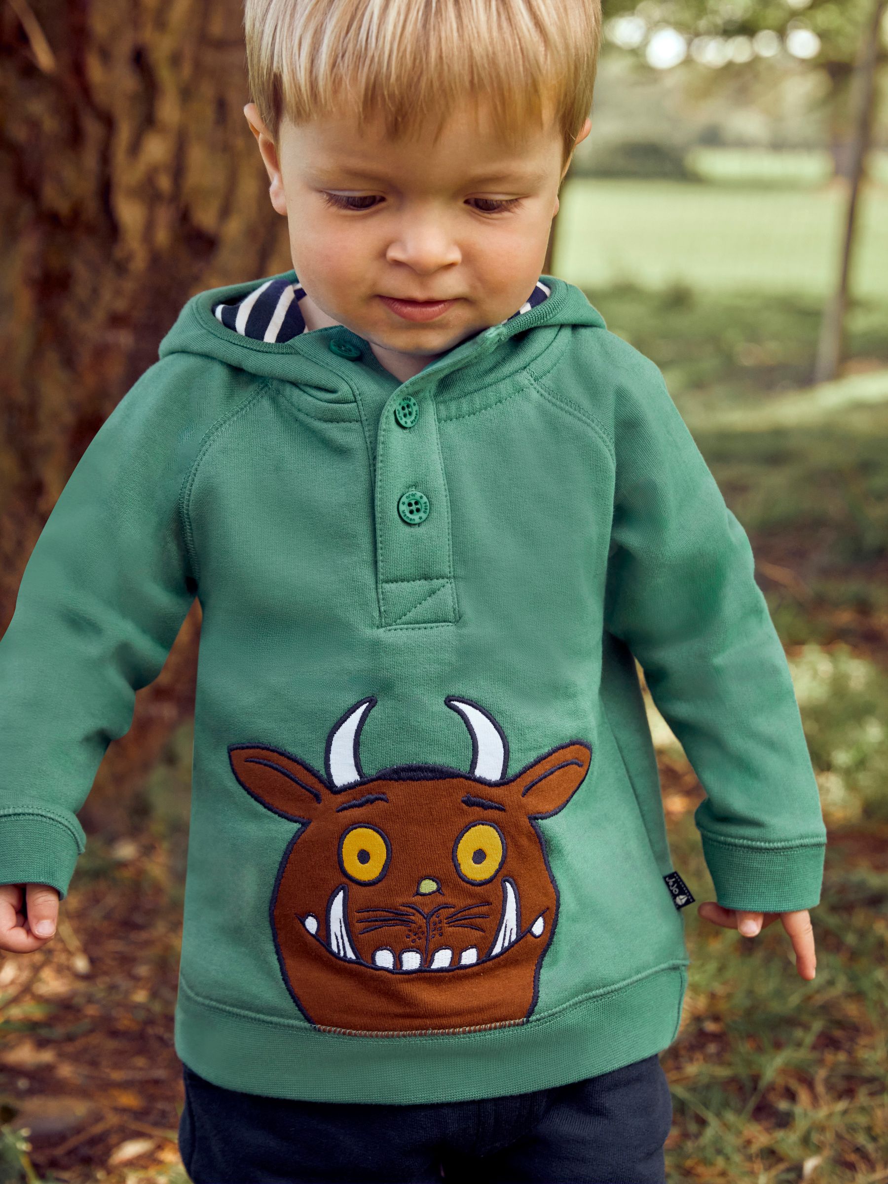 Green The Gruffalo Applique Hooded Sweatshirt - Image 5 of 7
