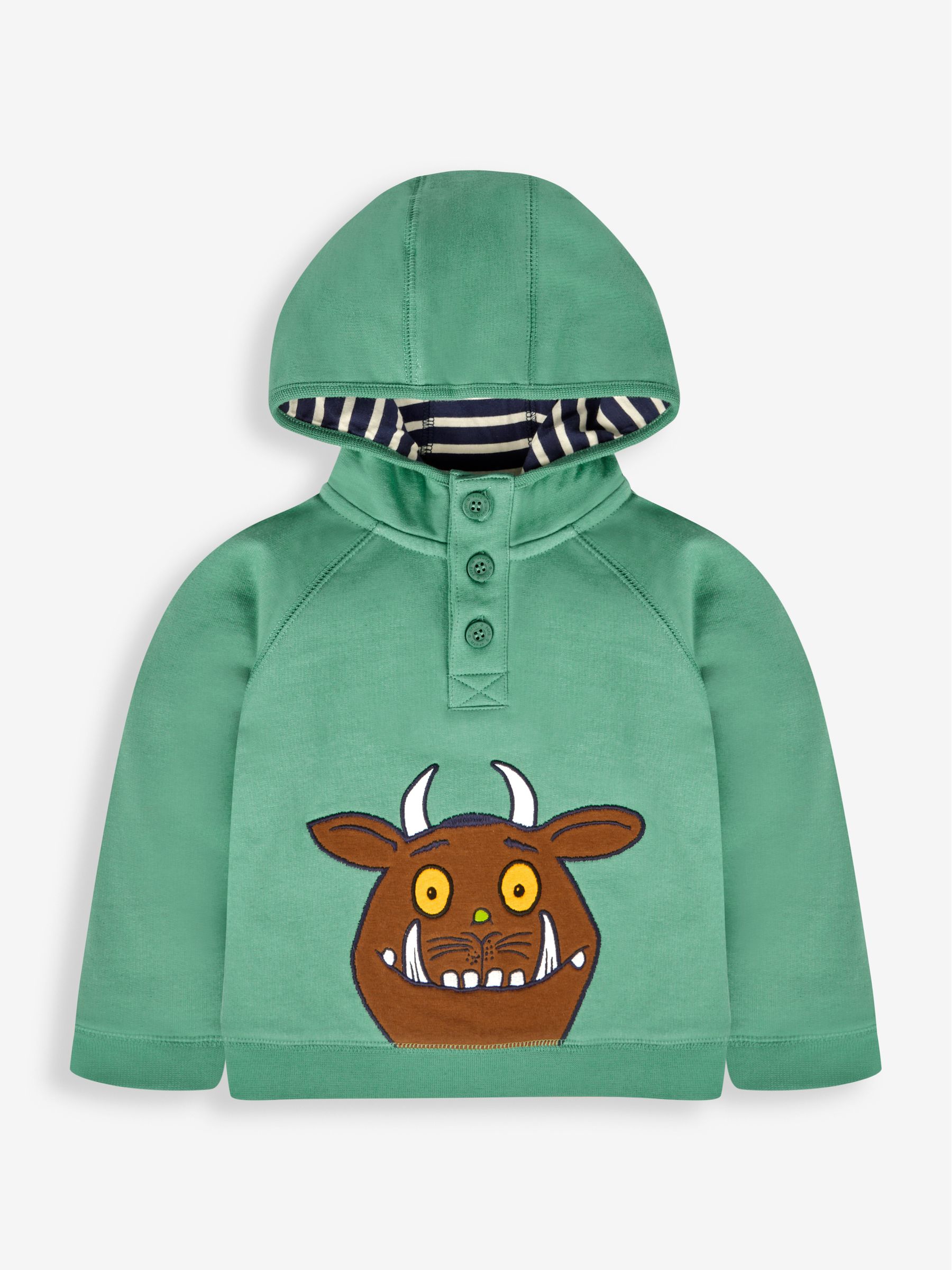 Green The Gruffalo Applique Hooded Sweatshirt - Image 6 of 7