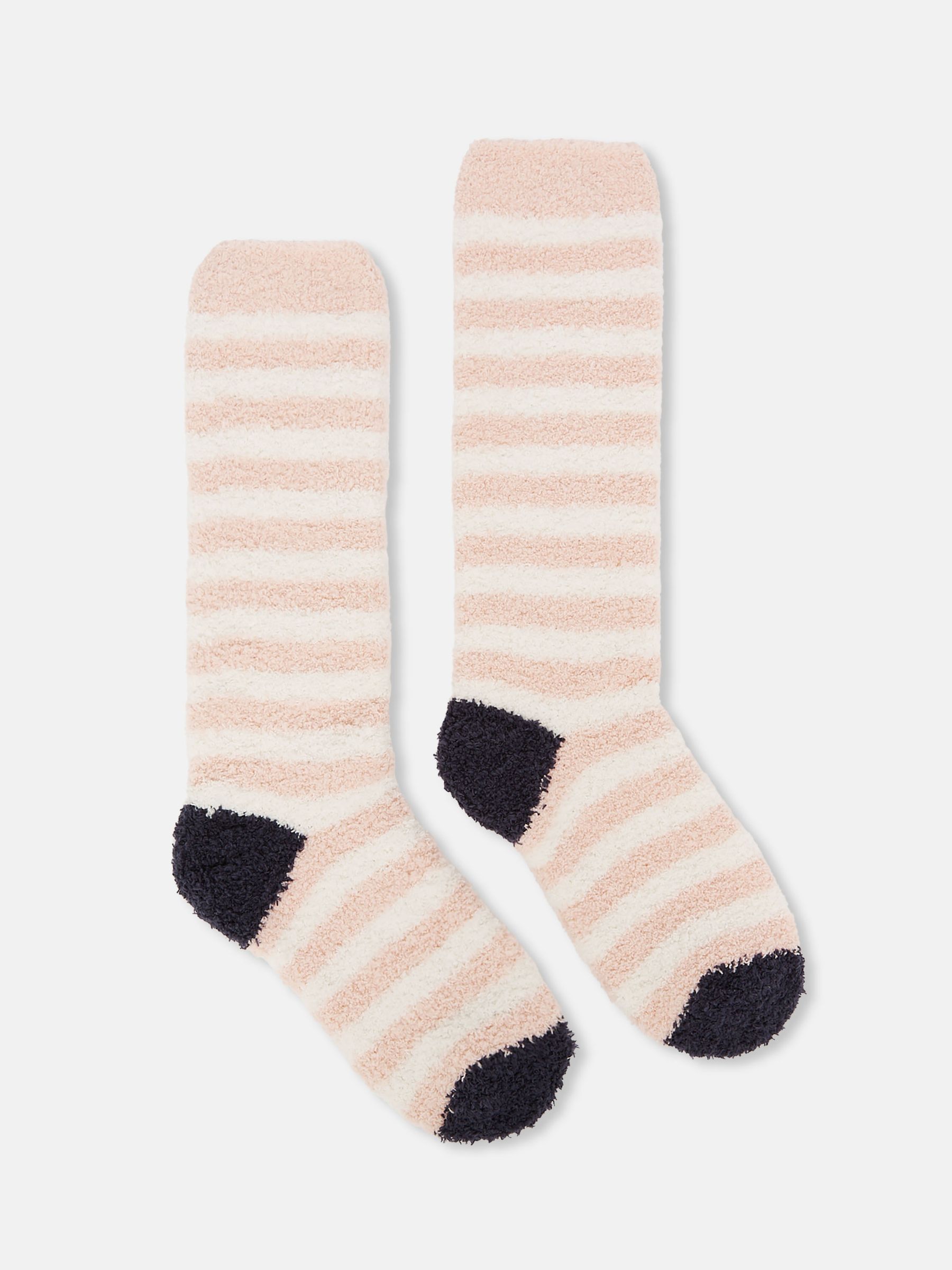 Fluffy Pink/Cream Socks - Image 3 of 6