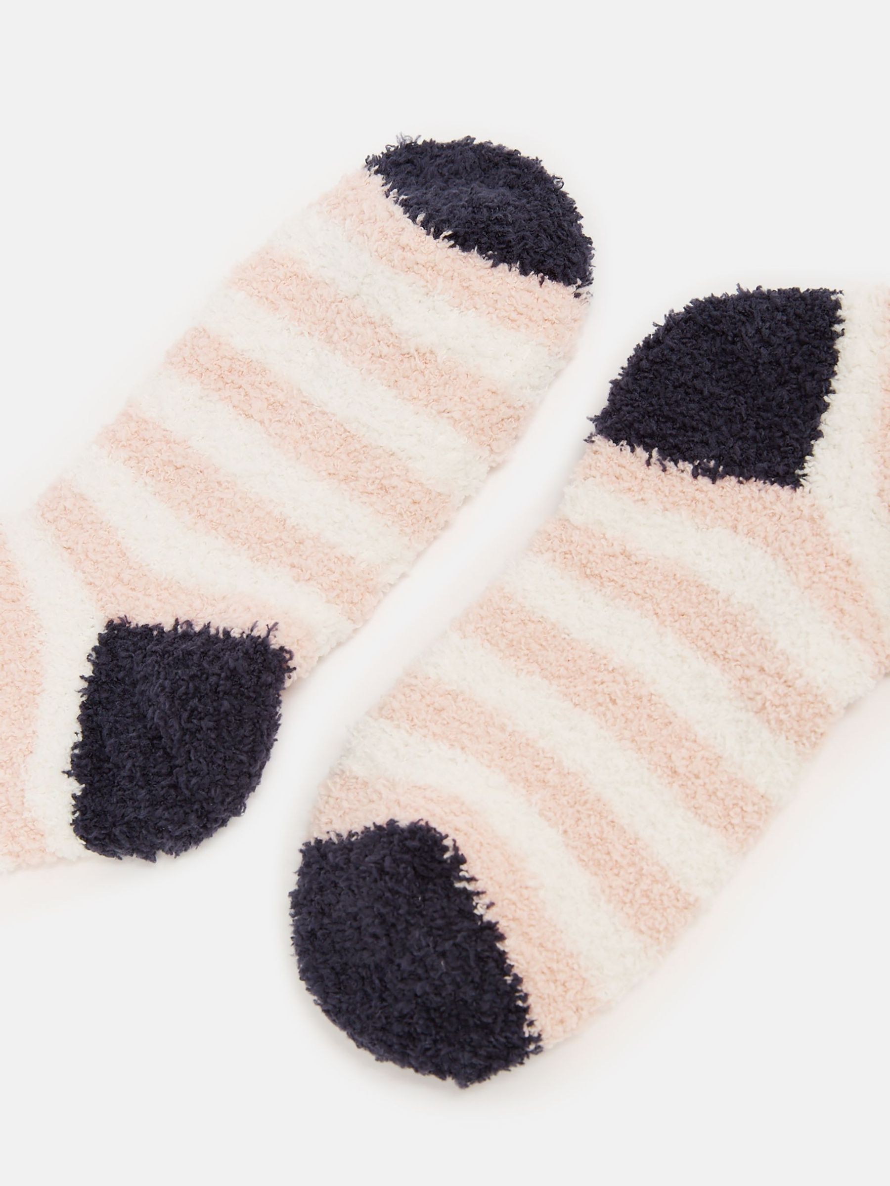 Fluffy Pink/Cream Socks - Image 5 of 6