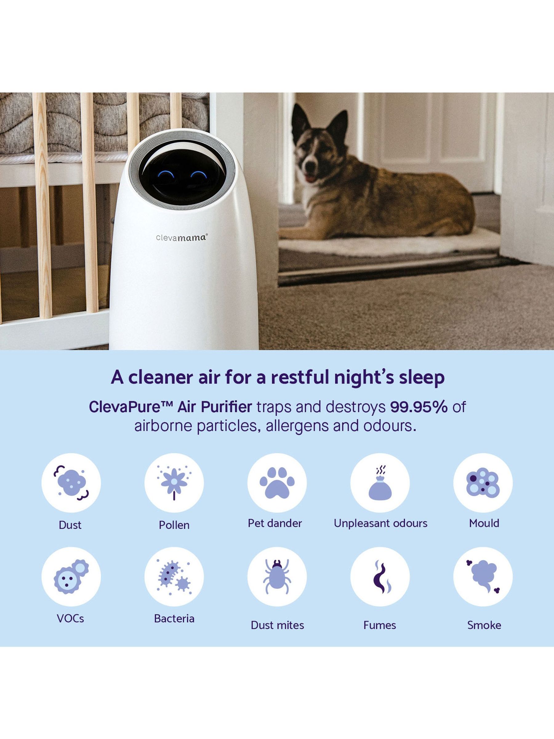 Clevamama ClevaPure™ Air Purifier - Image 6 of 10