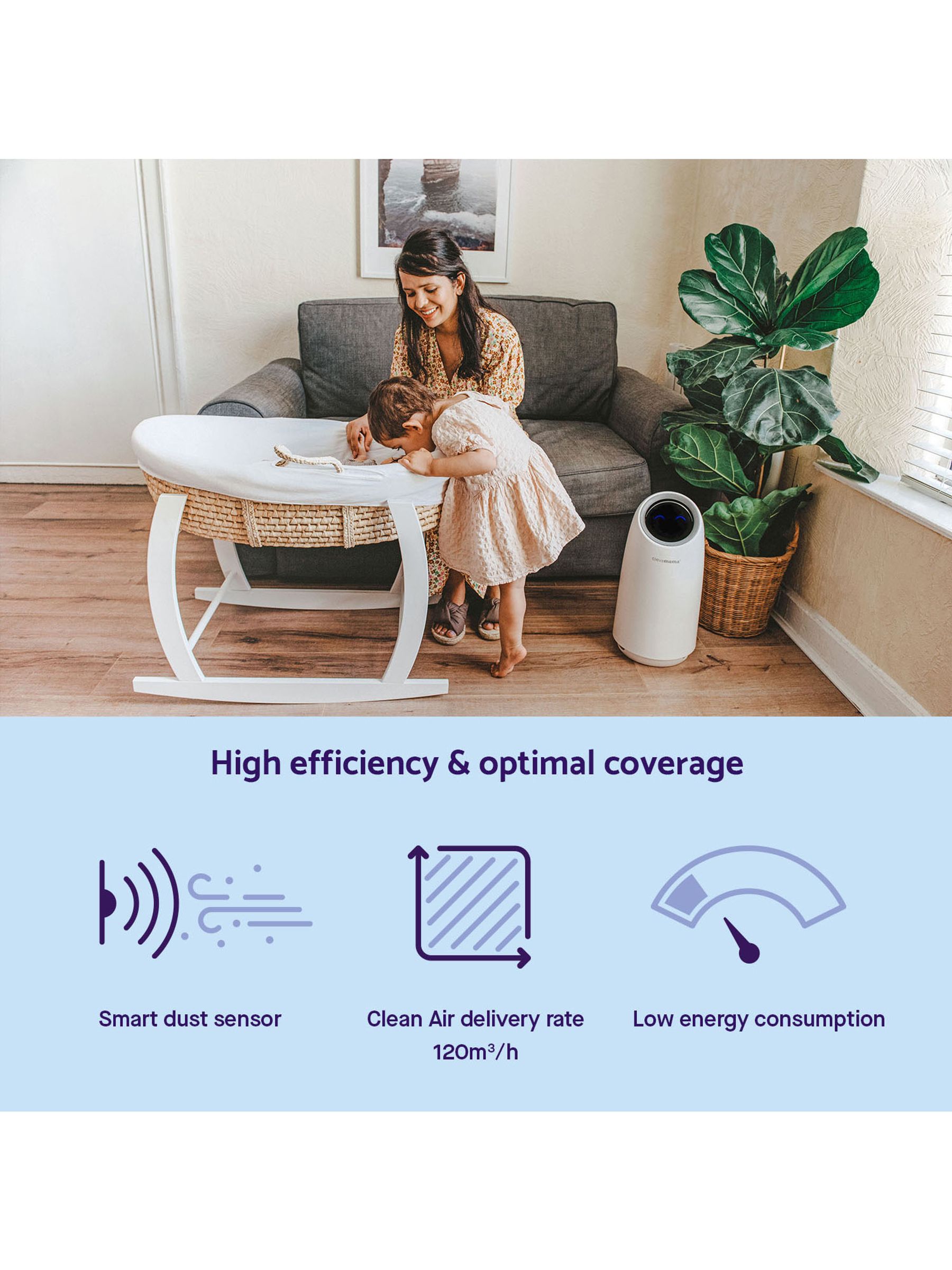 Clevamama ClevaPure™ Air Purifier - Image 7 of 10