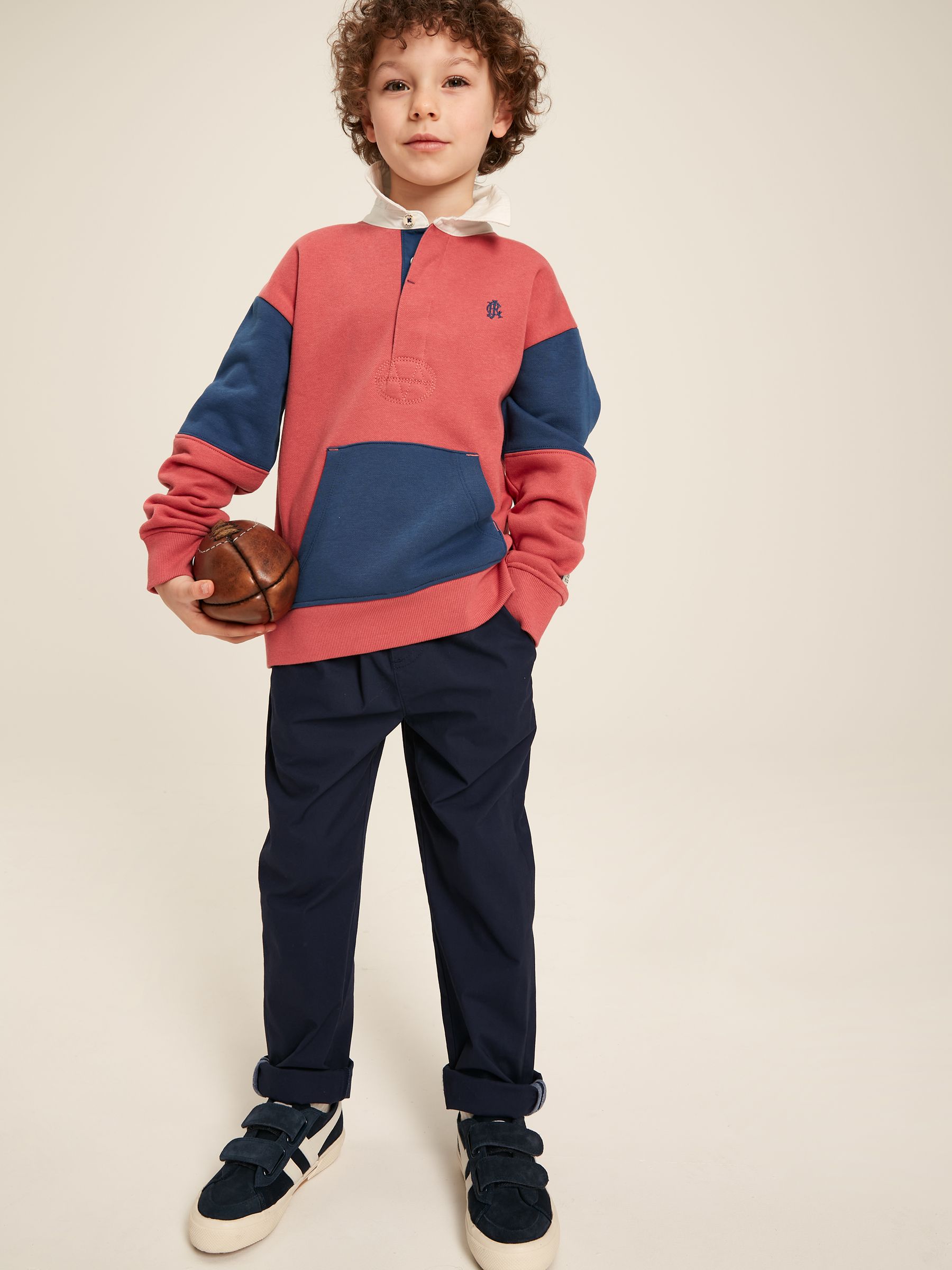 Samson Navy Blue Chino Trousers - Image 3 of 11