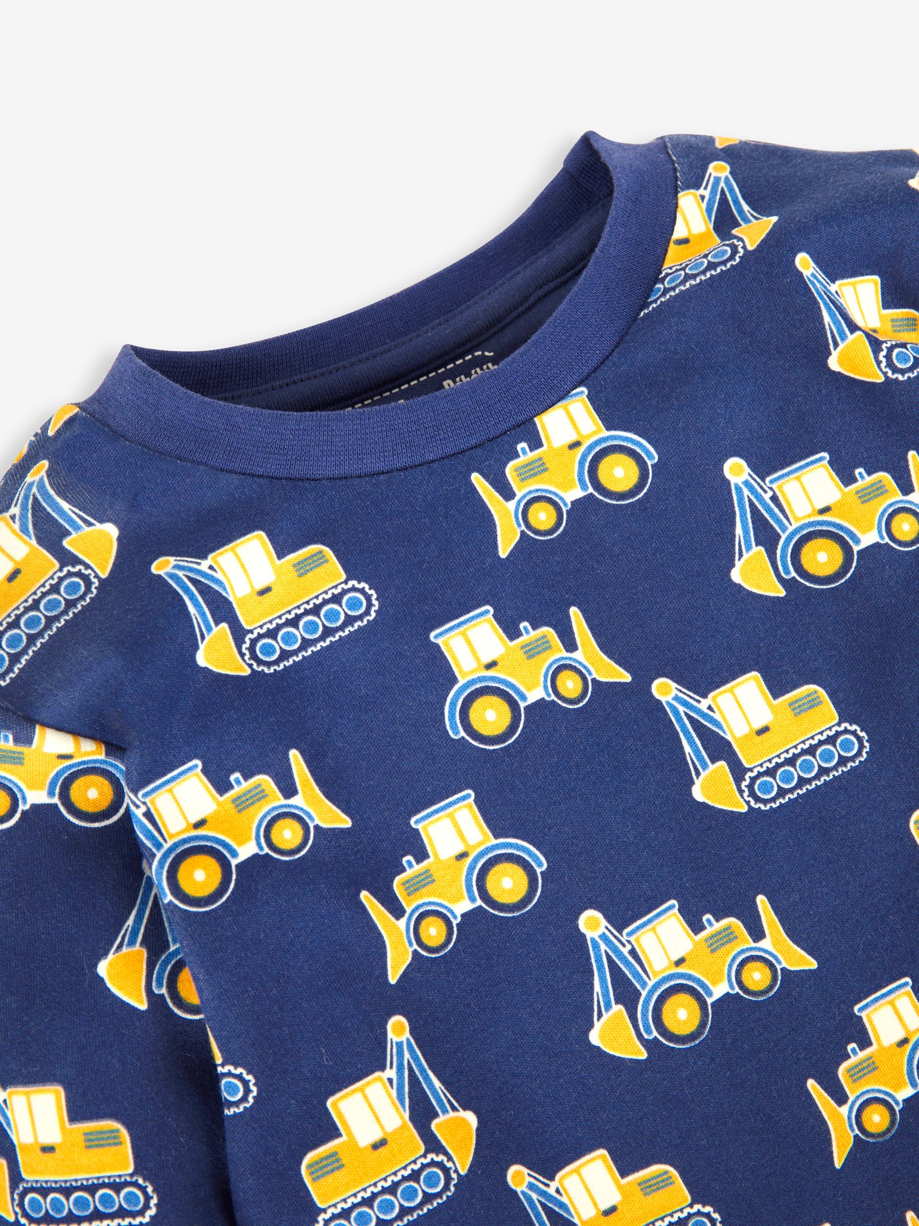 Navy Boys' Digger Glow-In-The-Dark Pyjamas - Image 4 of 4