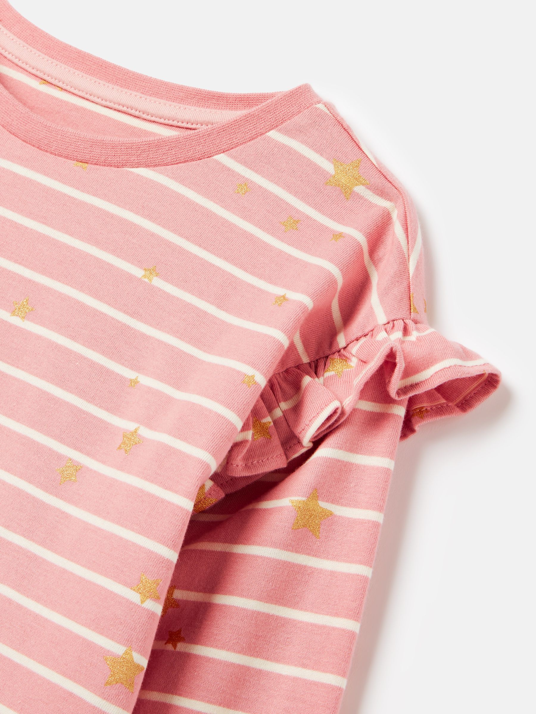 Angelica Pink/Cream Striped Long Sleeve Top - Image 2 of 4